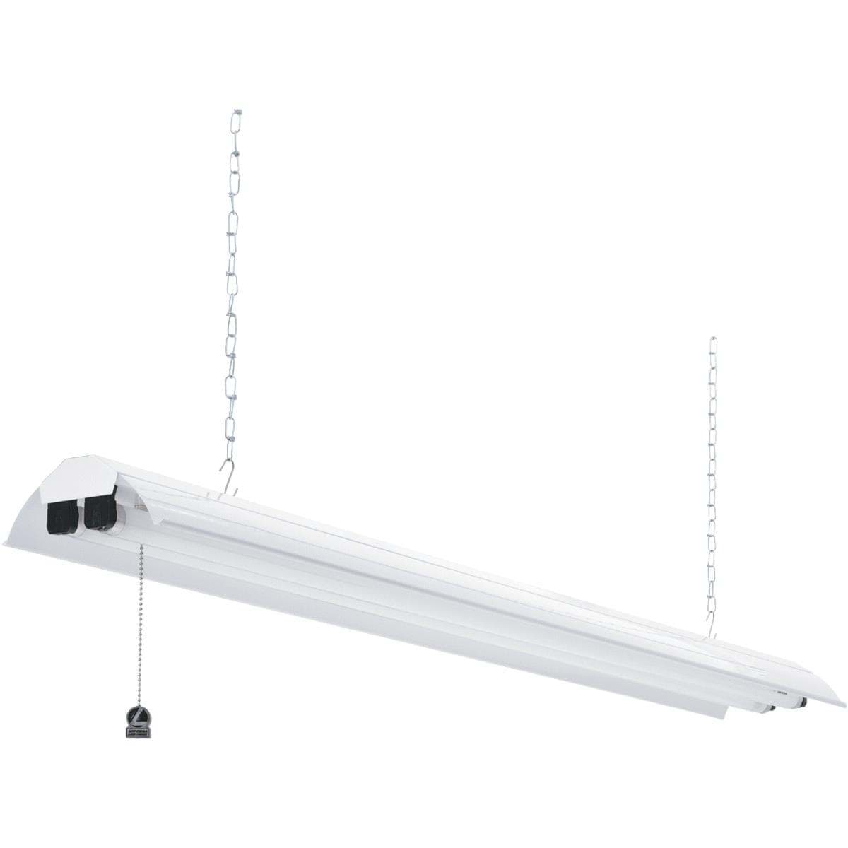 Picture of Lithonia T8 Fluorescent Shop Light Fixture With Contoured Reflector