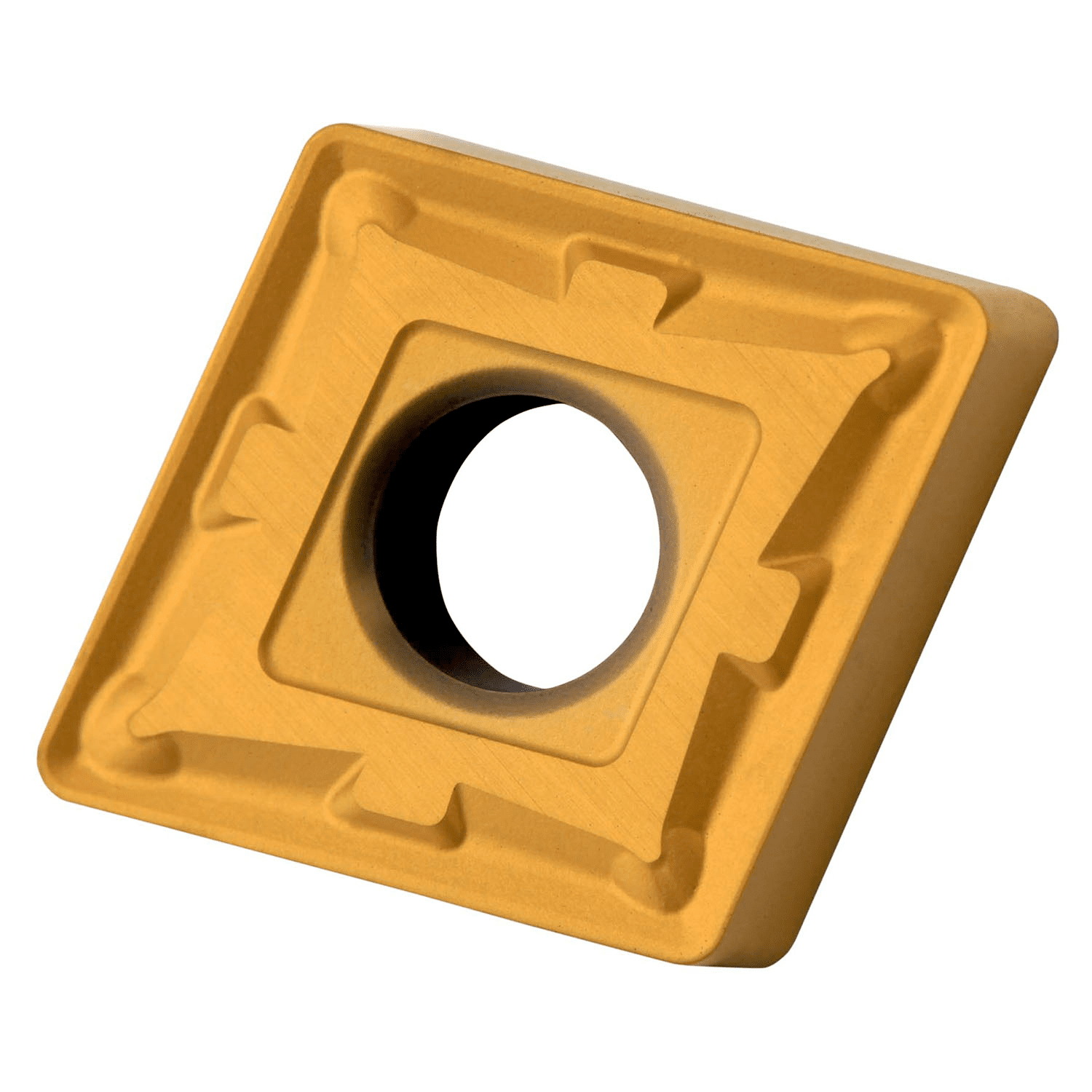 Picture of Dbl-Side Neg Turn Insert, 80° Rhomboid with ICD of 1/2", 3/16" Thick, 1/32" NR