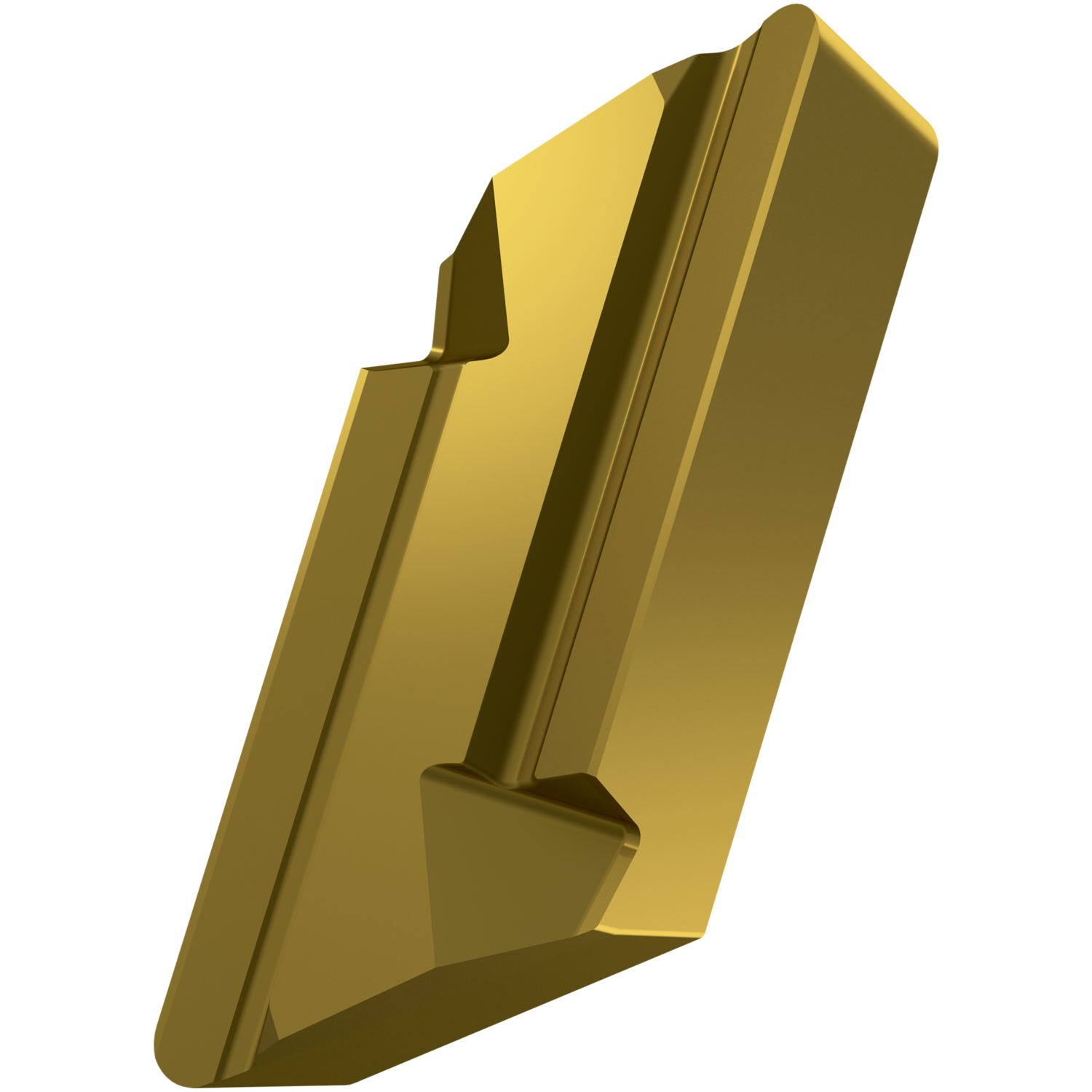 Picture of Special Design Neg Turn Insert, 55° Parallelogram Edge Length of 16mm, 4.76mm Thick, 1mm NR