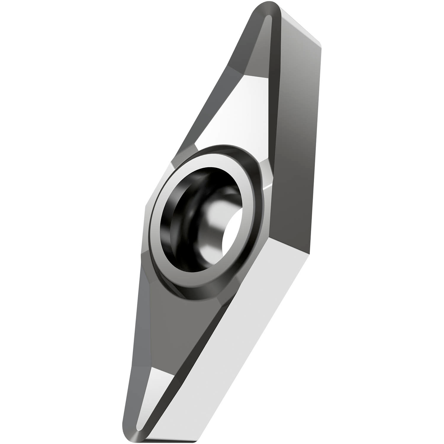 Picture of Sg-Side Pos Turning Insert, 35° Rhomboid with 7° Clear, ICD of 1/4", 1/8" Thick, 1/64" NR
