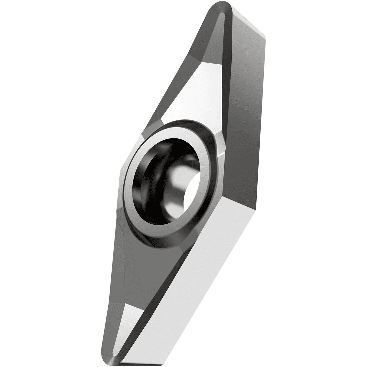 Picture of Sg-Side Pos Turning Insert, 35° Rhomboid with 7° Clear, ICD of 1/4", 1/8" Thick, 1/128" NR