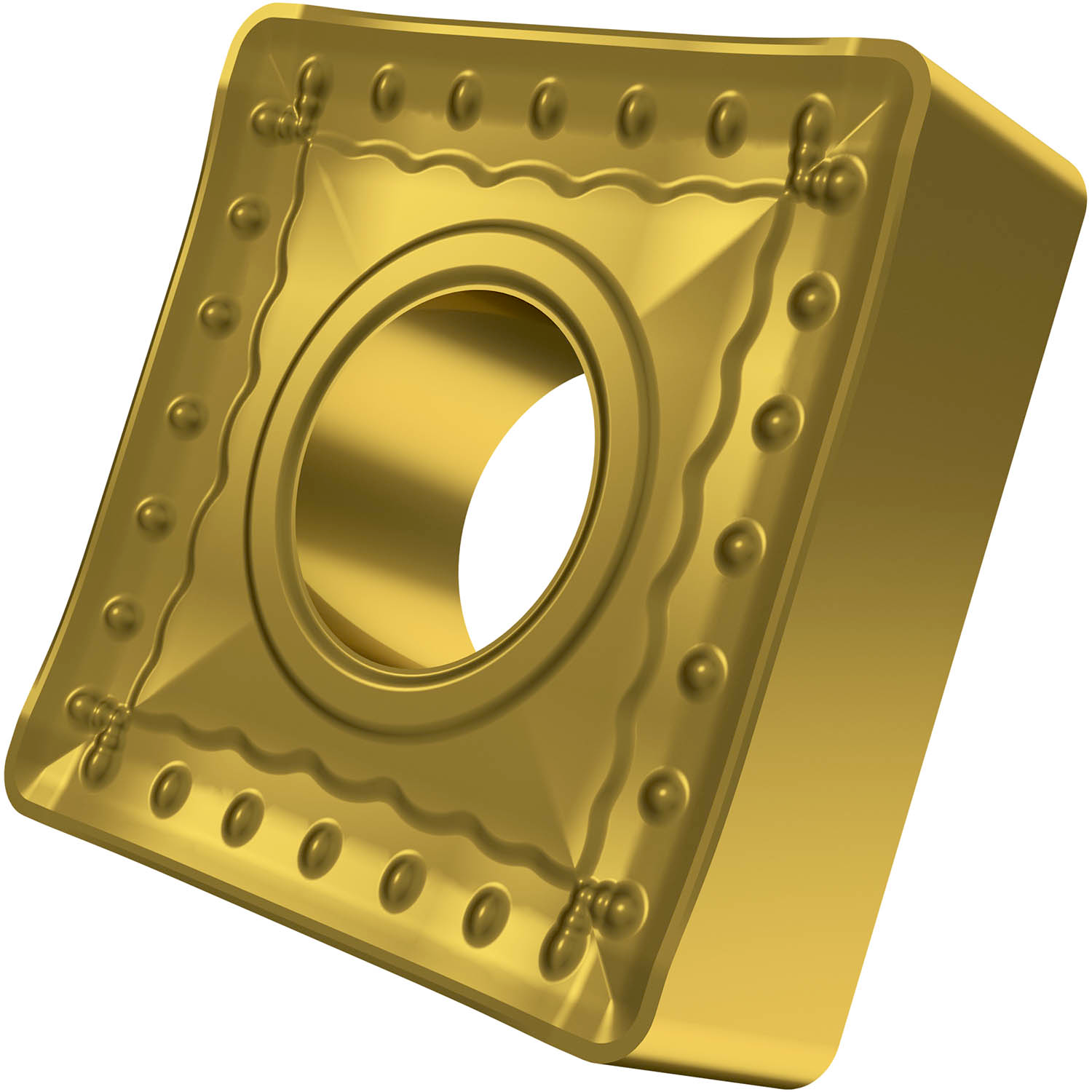 Picture of Dbl-Side Neg Turn Insert, Square with ICD of 3/4", 1/4" Thick, 1/16" NR