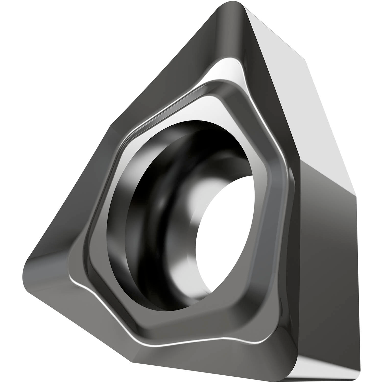 Picture of Sg-Side Pos Turning Insert, 80° Trigon with 7° Clear, ICD of 1/2", 3/16" Thick, 3/64" NR