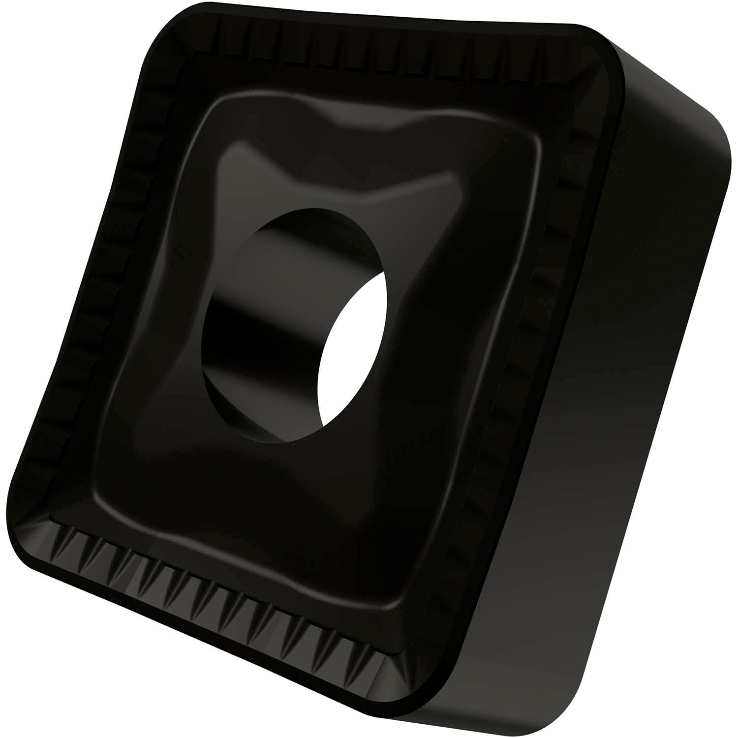 Picture of Dbl-Side Neg Turn Insert, Square with ICD of 1", 3/8" Thick, 3/32" NR