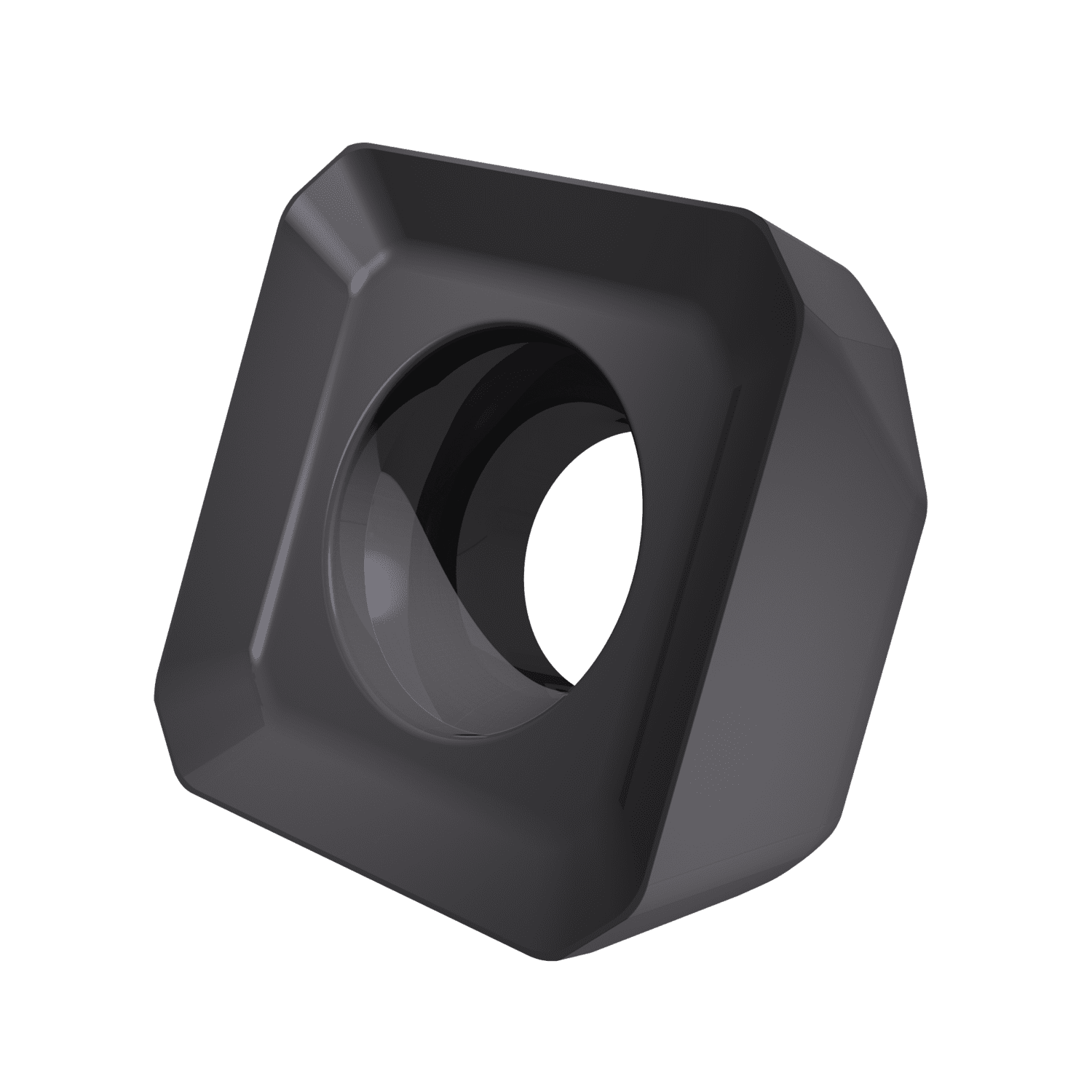 Picture of Sg-Side Milling Insert SNMT 1205 with CB, Square for a Max Depth .2559"