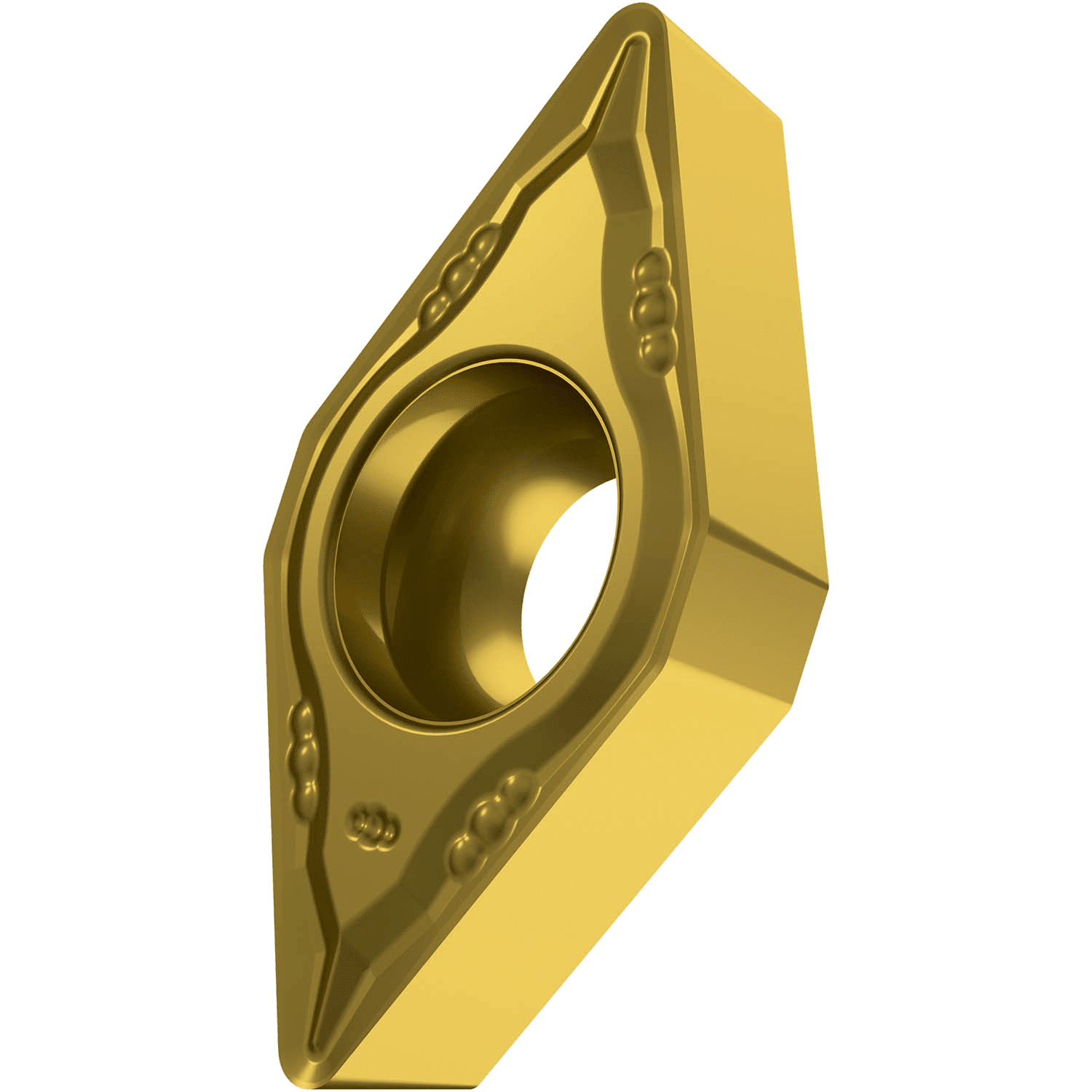 Picture of Sg-Side Pos Turning Insert, 55° Rhomboid with 7° Clear, ICD of 1/4", 3/32" Thick, 1/128" NR
