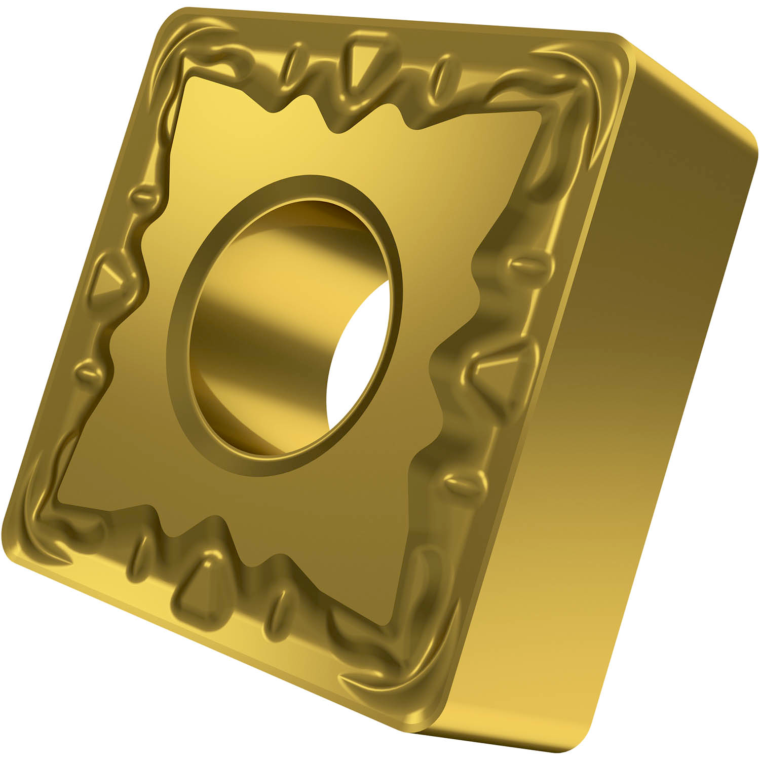 Picture of Dbl-Side Neg Turn Insert, Square with ICD of 1/2", 3/16" Thick, 1/64" NR