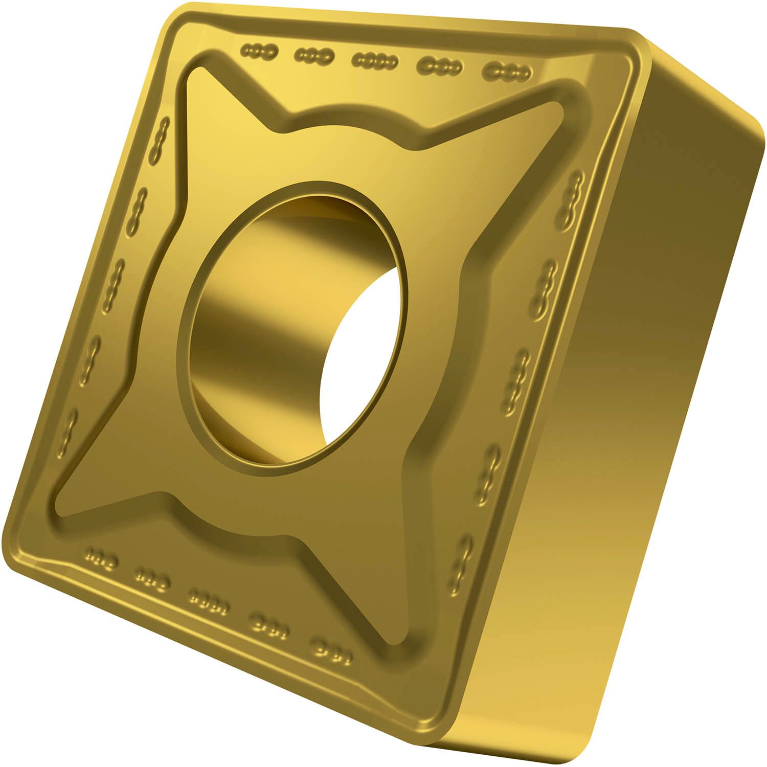 Picture of Dbl-Side Neg Turn Insert, Square with ICD of 1/2", 3/16" Thick, 1/32" NR