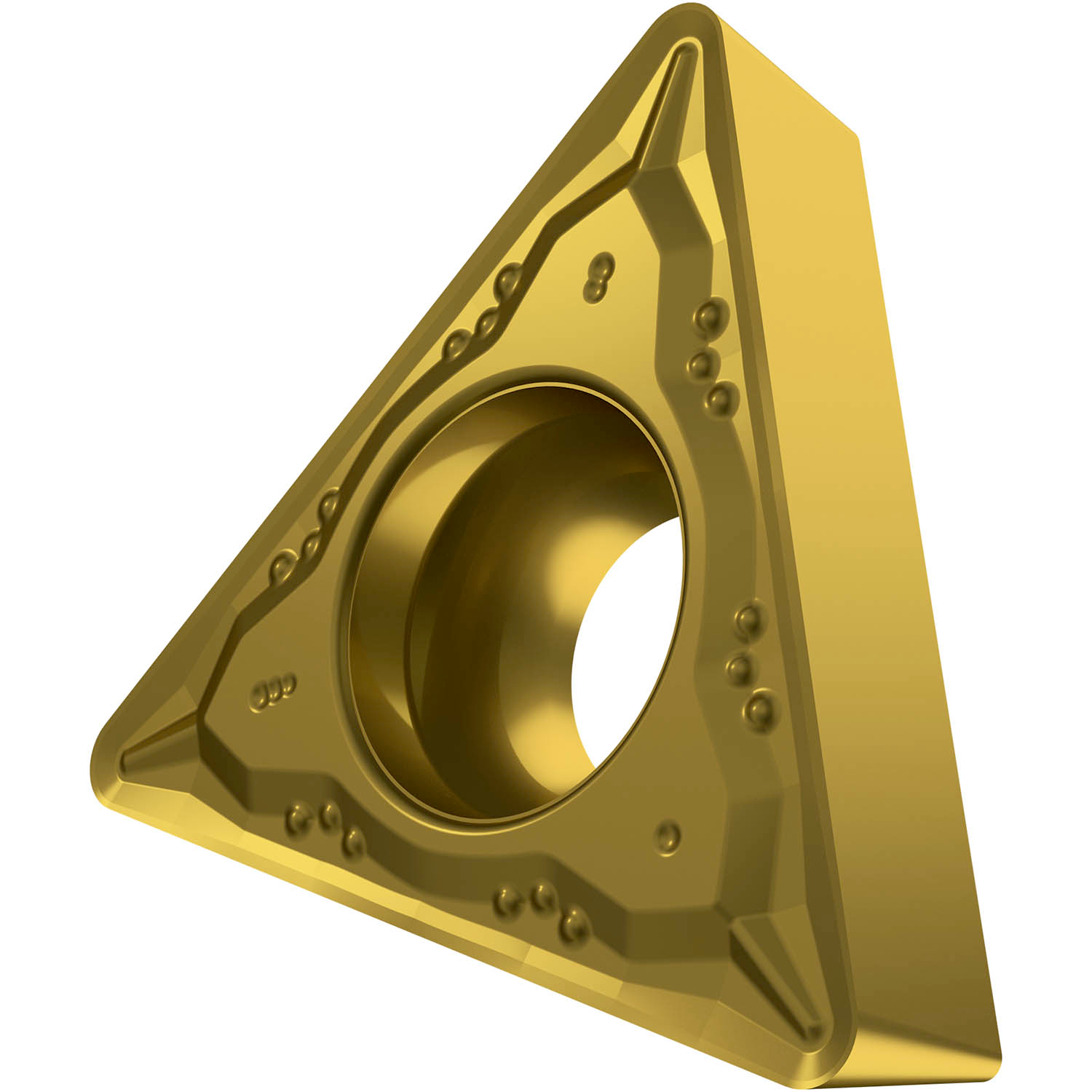 Picture of Sg-Side Pos Turning Insert, Triangular with 7° Clear, ICD of 1/4", 3/32" Thick, 1/128" NR