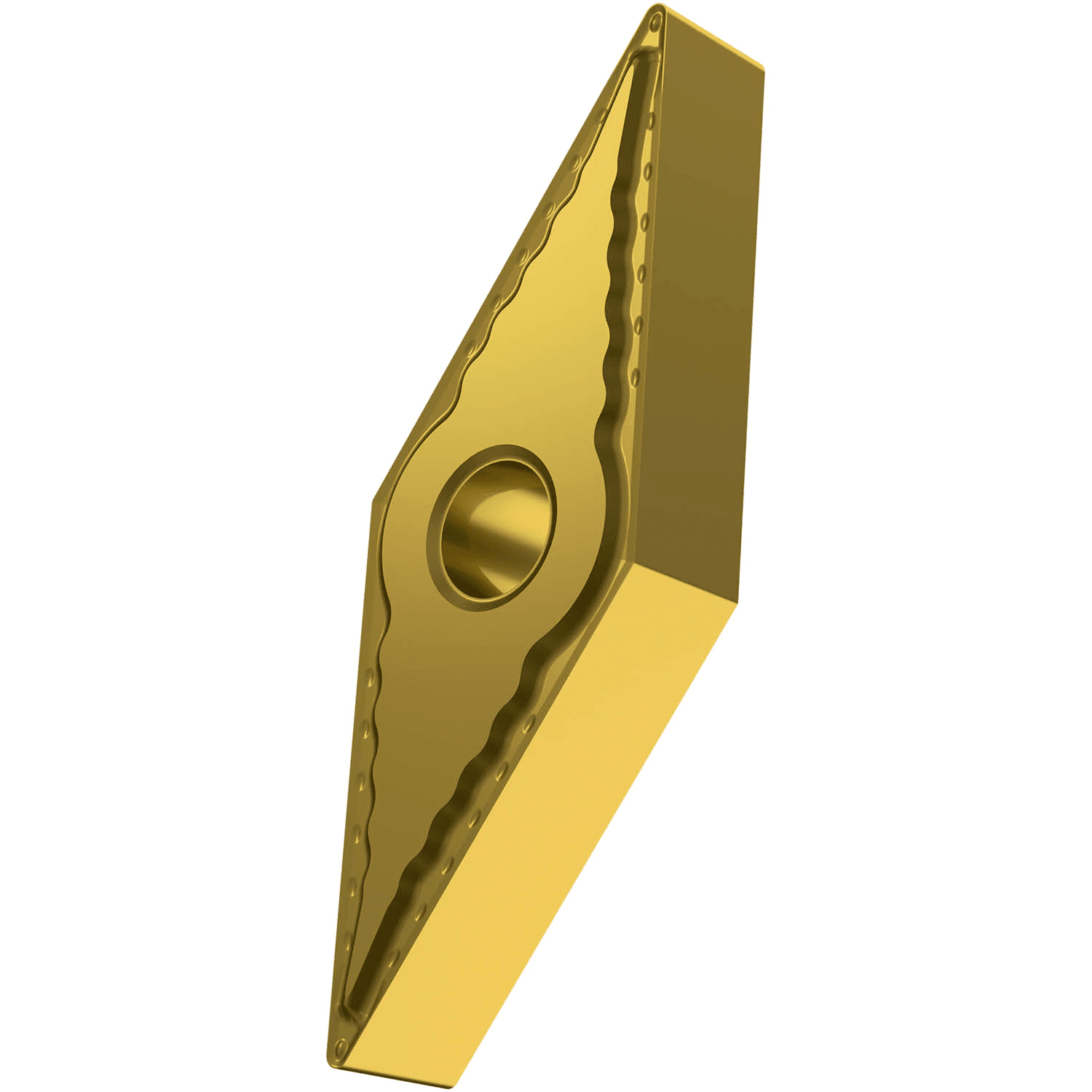 Picture of Dbl-Side Neg Turn Insert, 35° Rhomboid with ICD of 3/8", 3/16" Thick, 1/64" NR