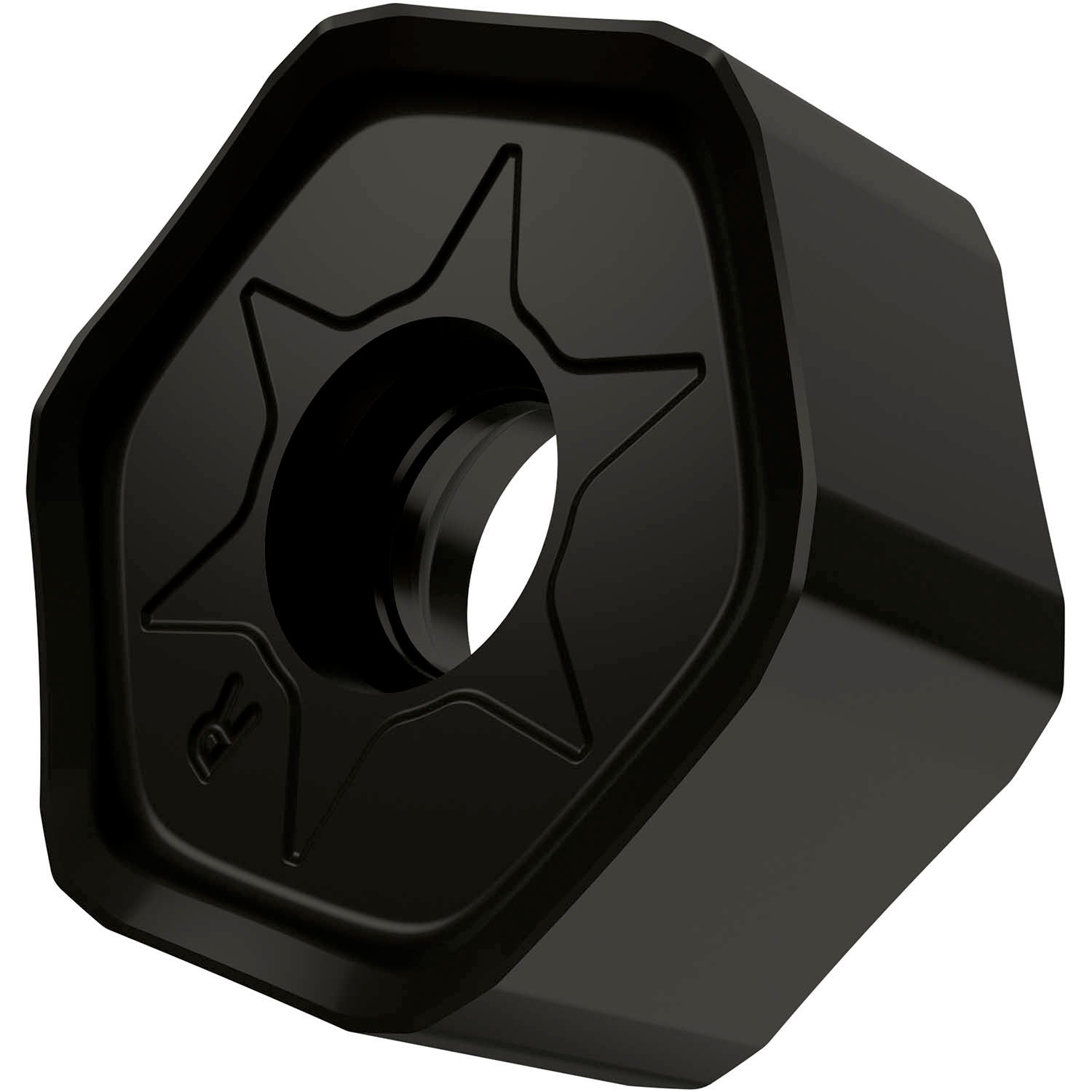 Picture of Dbl-Side Milling Insert HNGX 0906, Hectagonal for a Max Depth .1969"