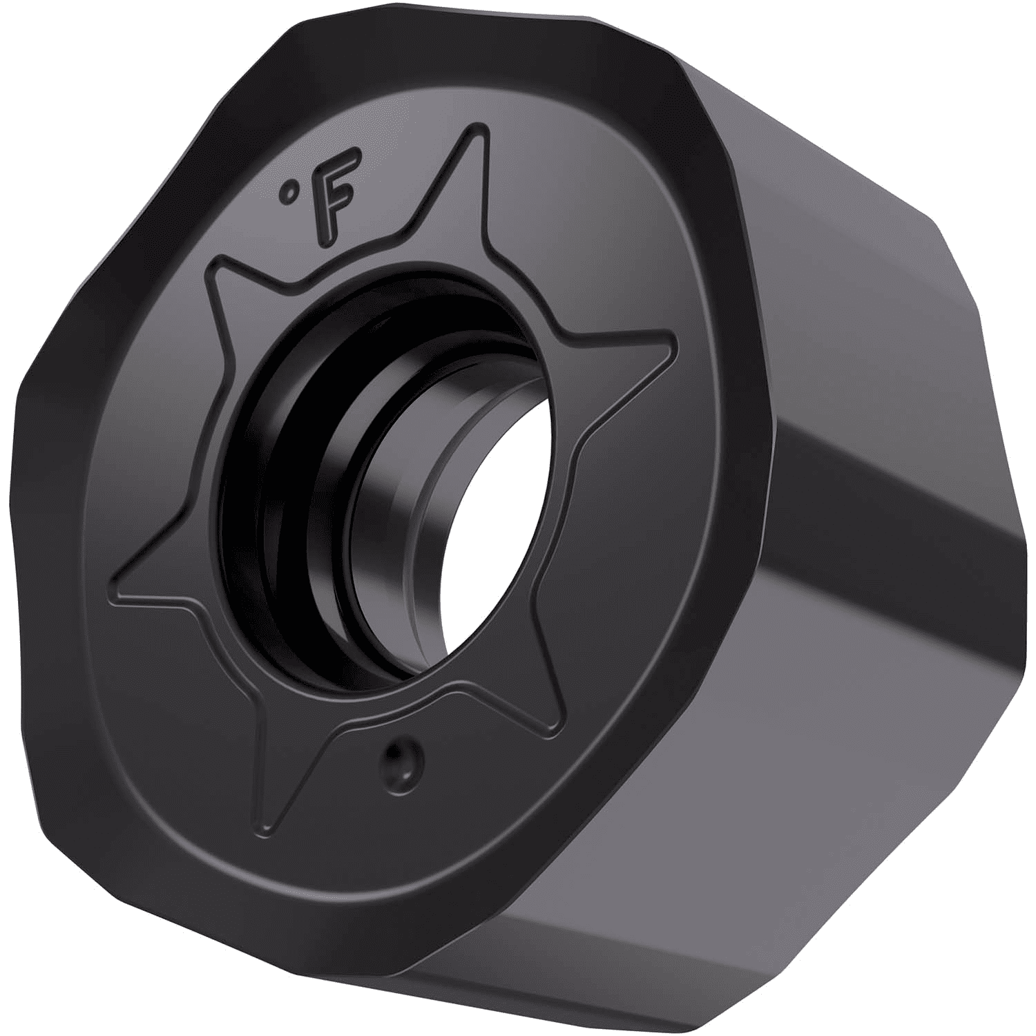 Picture of Dbl-Side Milling Insert HNGX 0604, Hectagonal for a Max Depth .1181"