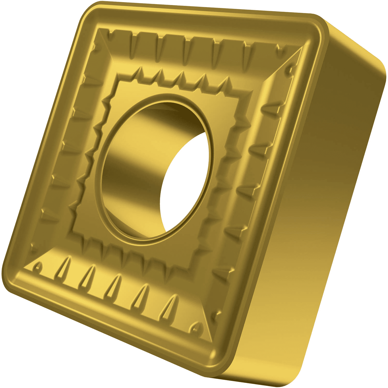 Picture of Dbl-Side Neg Turn Insert, Square with ICD of 3/4", 1/4" Thick, 1/16" NR