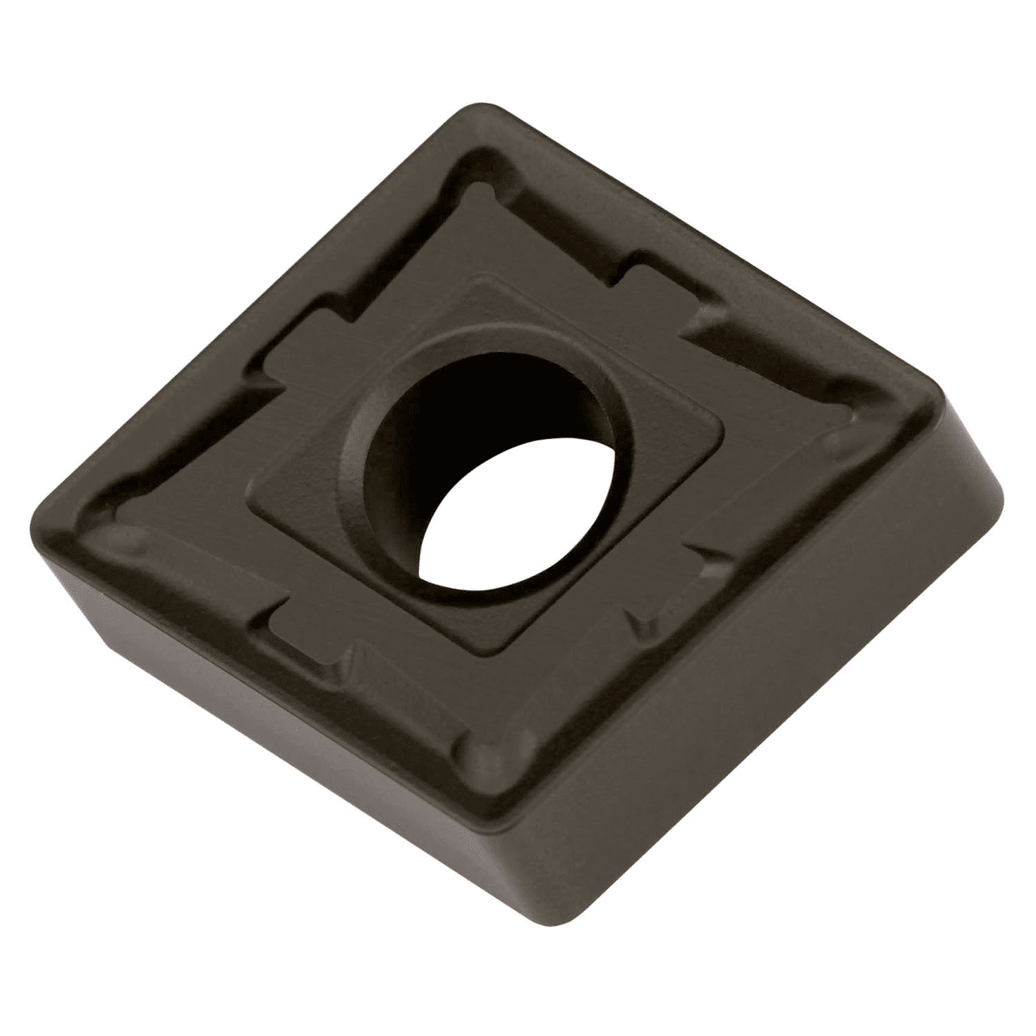 Picture of Dbl-Side Neg Turn Insert, 80° Rhomboid with ICD of 1/2", 3/16" Thick, 1/32" NR