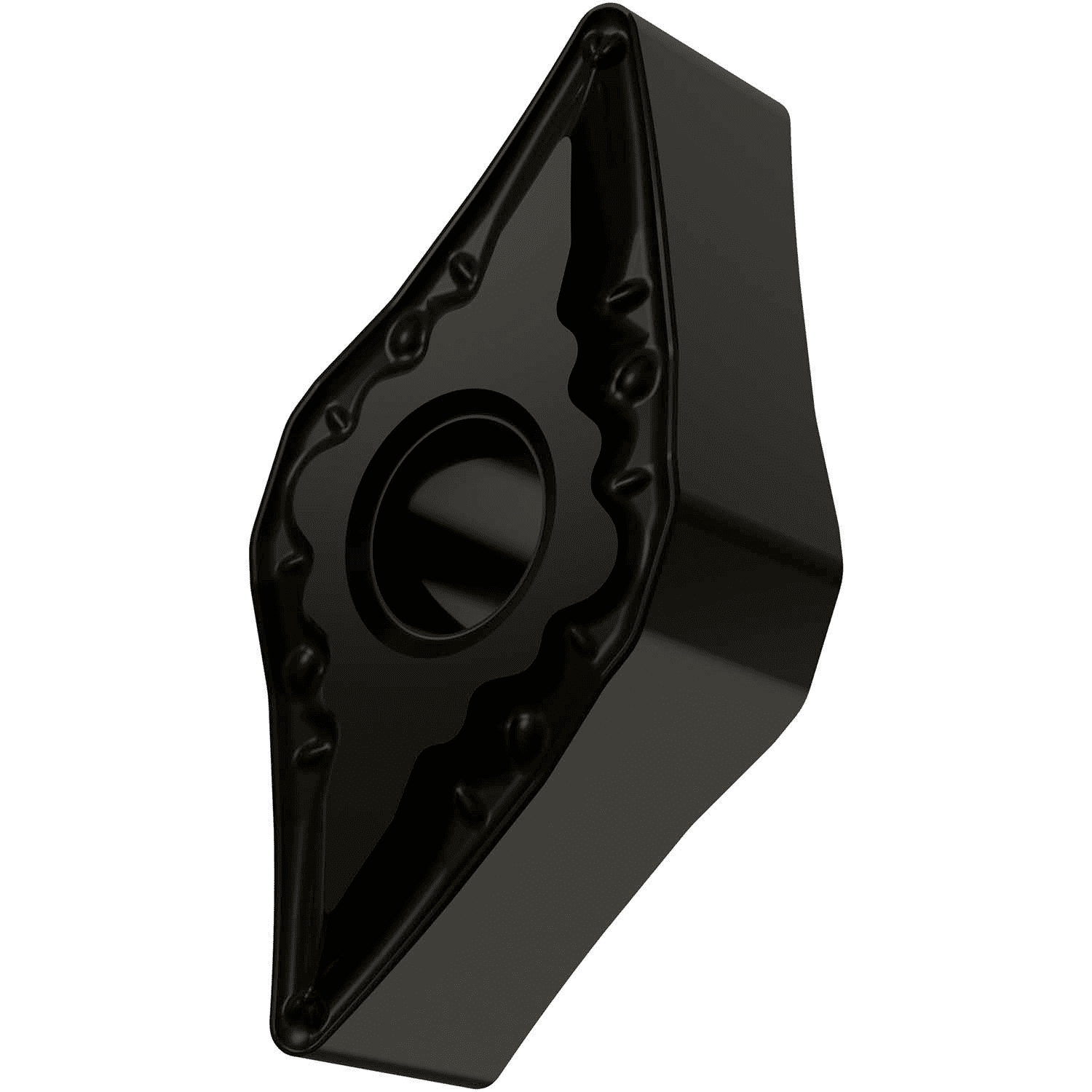 Picture of Dbl-Side Neg Turn Insert, 55° Rhomboid with ICD of 1/2", 1/4" Thick, 1/32" NR