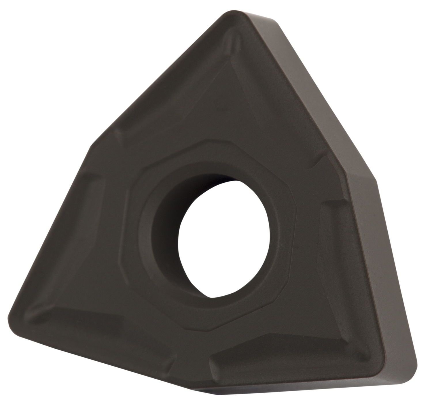 Picture of Dbl-Side Neg Turn Insert, 80° Trigon with ICD of 1/2", 3/16" Thick, 3/64" NR