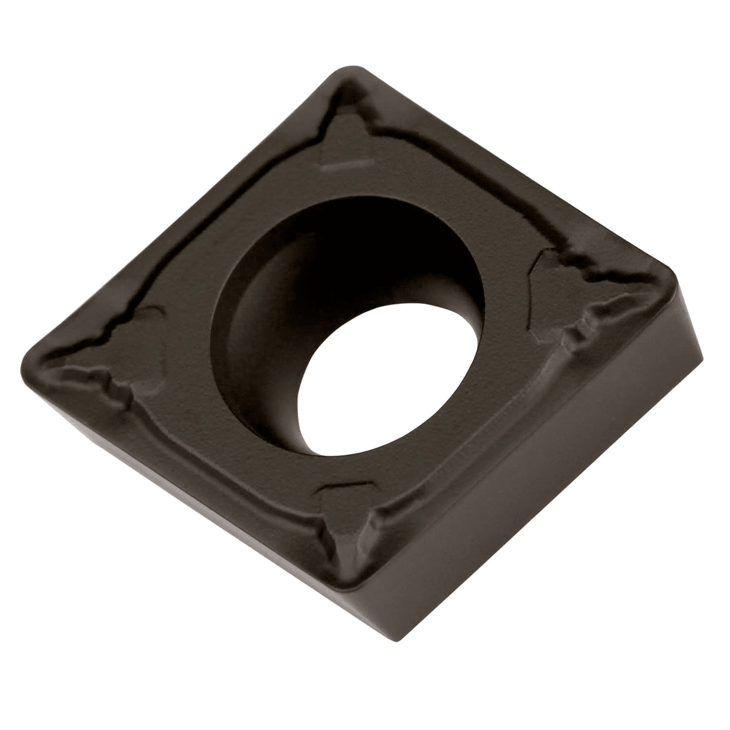 Picture of Sg-Side Pos Turning Insert, 80° Rhomboid with 7° Clear, ICD of 1/4", 3/32" Thick, 1/64" NR
