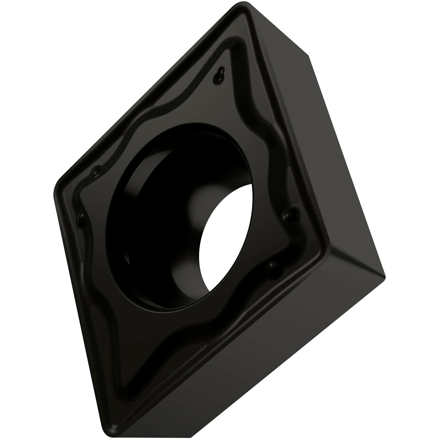 Picture of Sg-Side Pos Turning Insert, 80° Rhomboid with 7° Clear, ICD of 3/8", 5/32" Thick, 1/32" NR