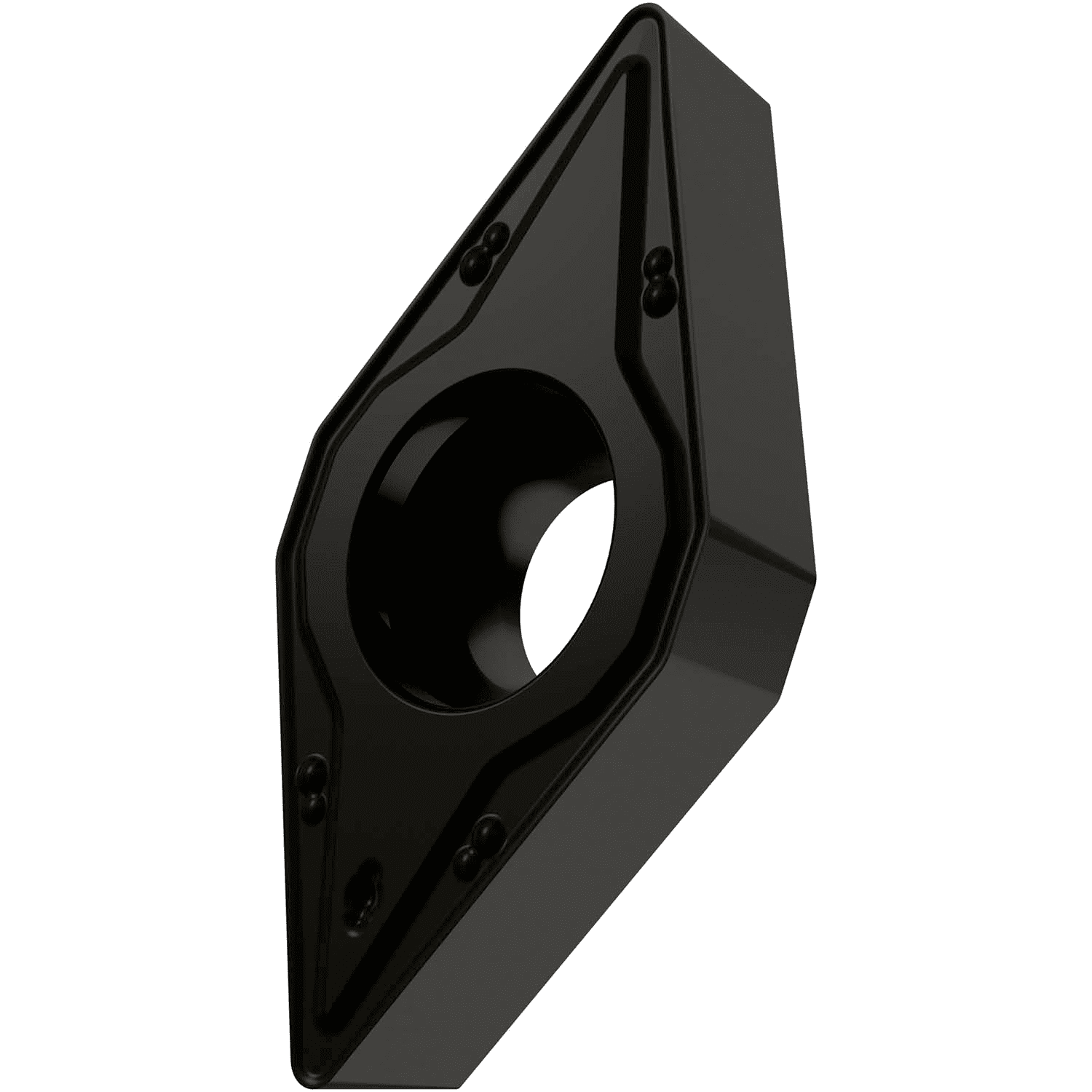Picture of Sg-Side Pos Turning Insert, 55° Rhomboid with 7° Clear, ICD of 3/8", 5/32" Thick, 1/32" NR
