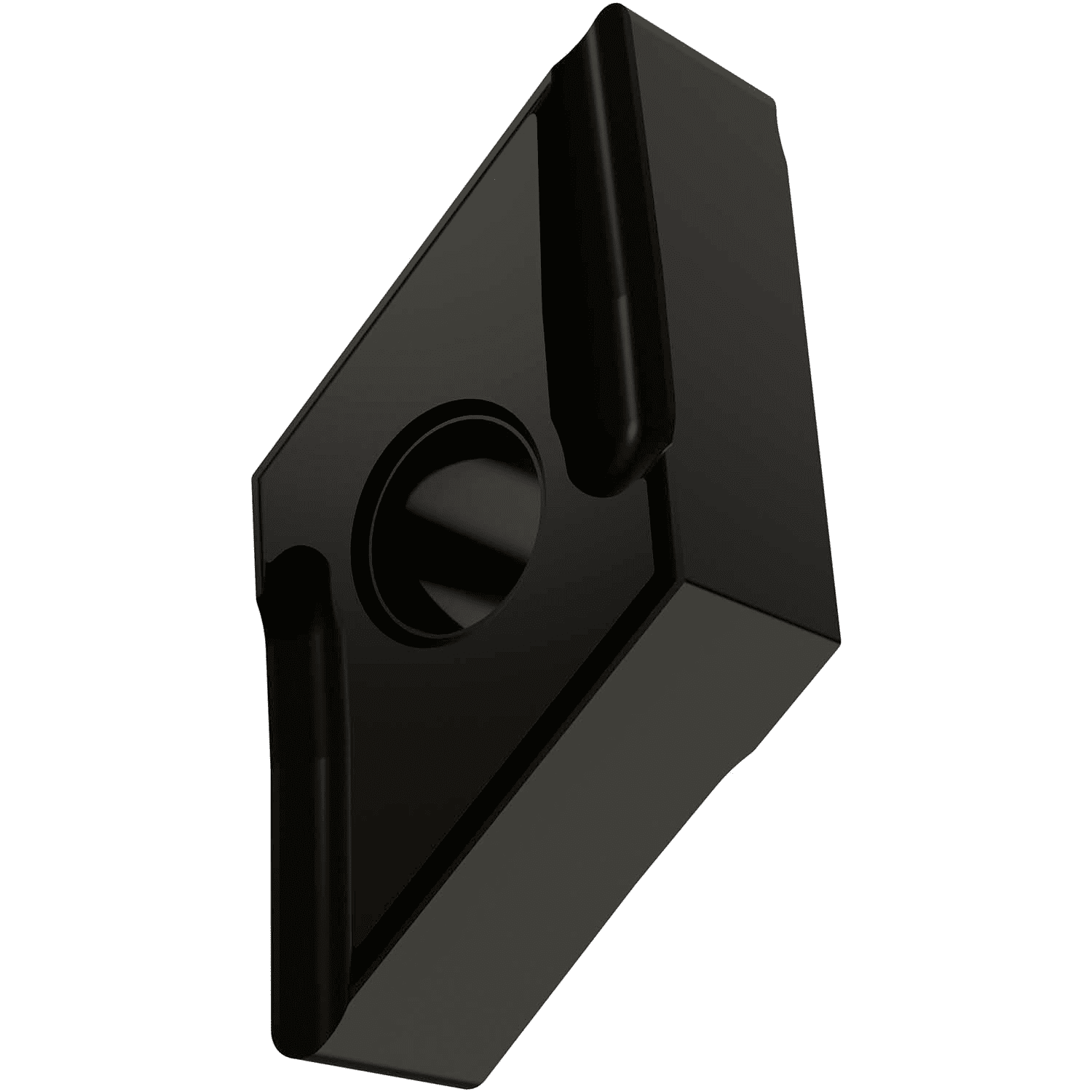 Picture of Dbl-Side Neg Turn Insert, 55° Rhomboid with ICD of 1/2", 1/4" Thick, 1/32" NR