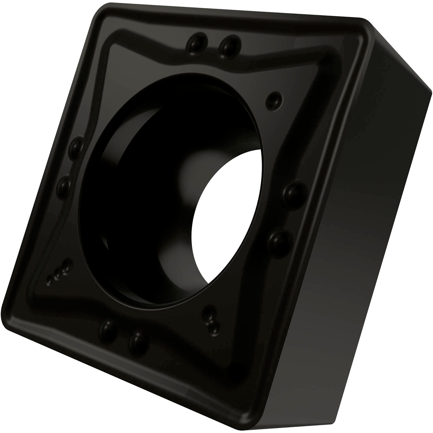 Picture of Sg-Side Pos Turning Insert, Square with 7° Clear, ICD of 3/8", 5/32" Thick, 1/32" NR