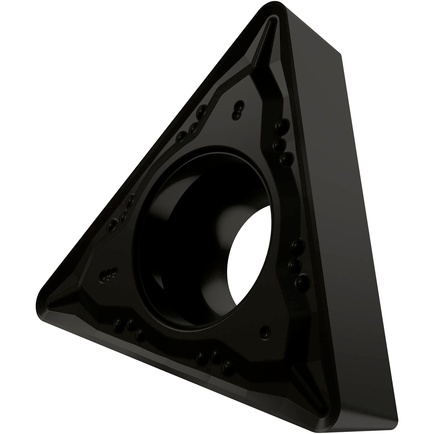 Picture of Sg-Side Pos Turning Insert, Triangular with 7° Clear, ICD of 1/4", 3/32" Thick, 1/64" NR