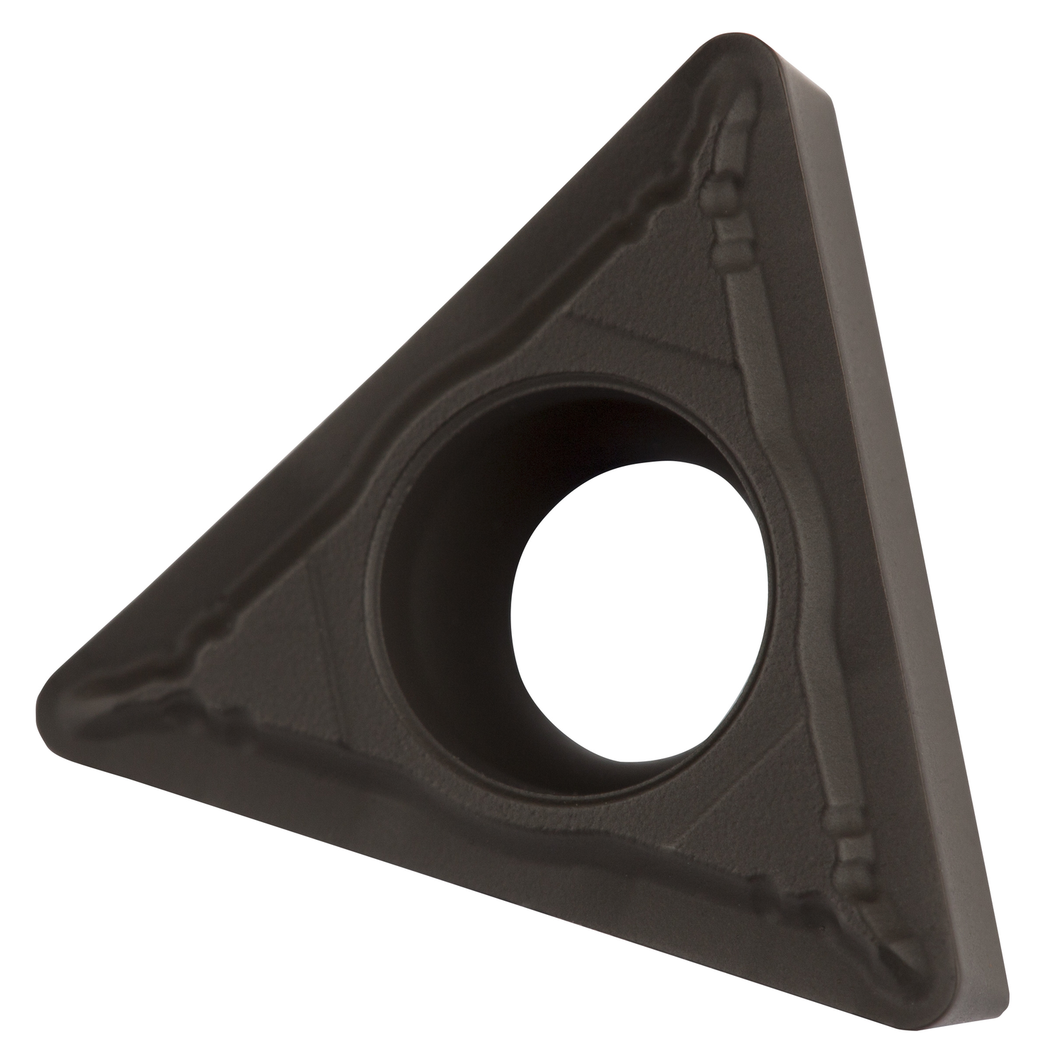 Picture of Sg-Side Pos Turning Insert, Triangular with 7° Clear, ICD of 3/8", 5/32" Thick, 1/32" NR