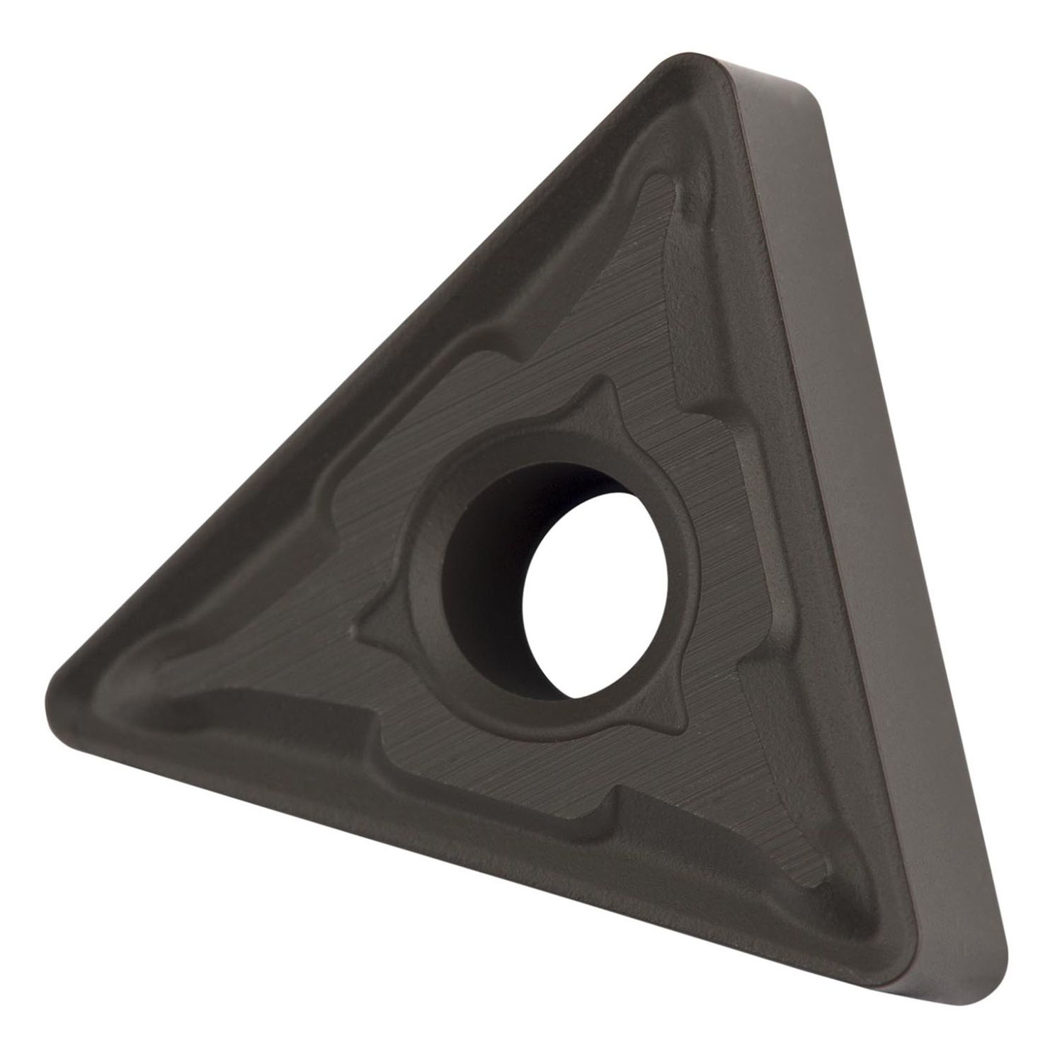 Picture of Dbl-Side Neg Turn Insert, Triangular with ICD of 3/8", 3/16" Thick, 1/32" NR