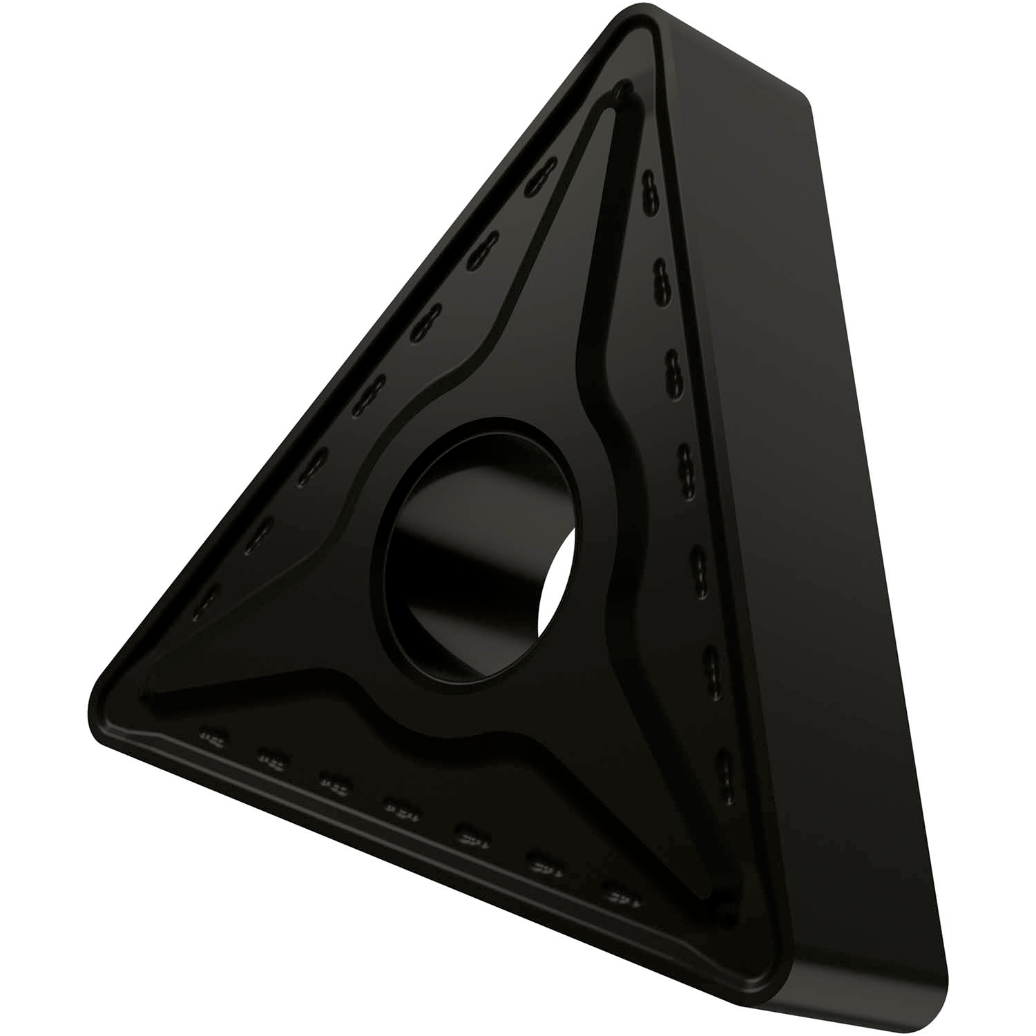 Picture of Dbl-Side Neg Turn Insert, Triangular with ICD of 3/8", 3/16" Thick, 3/64" NR