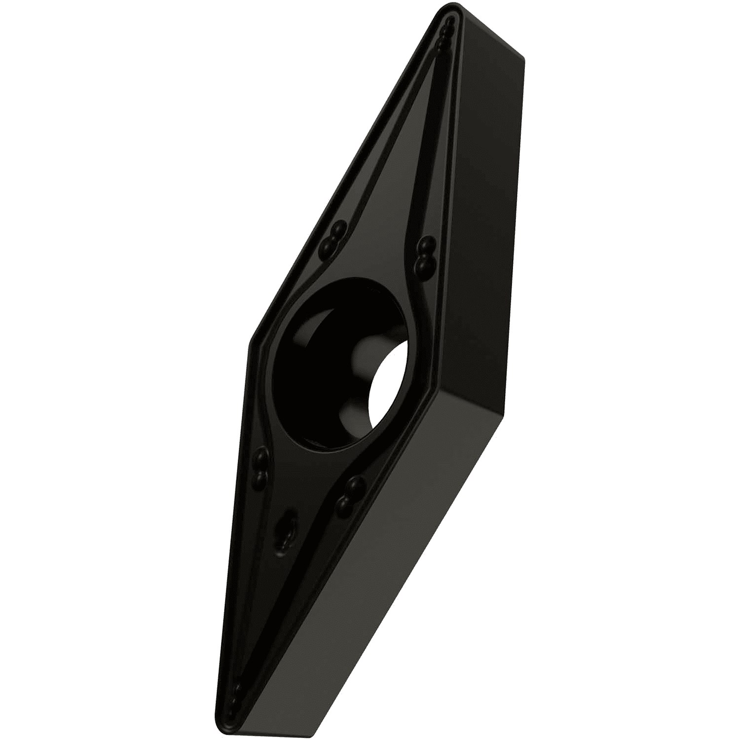 Picture of Sg-Side Pos Turning Insert, 35° Rhomboid with 5° Clear, ICD of 3/8", 3/16" Thick, 1/32" NR