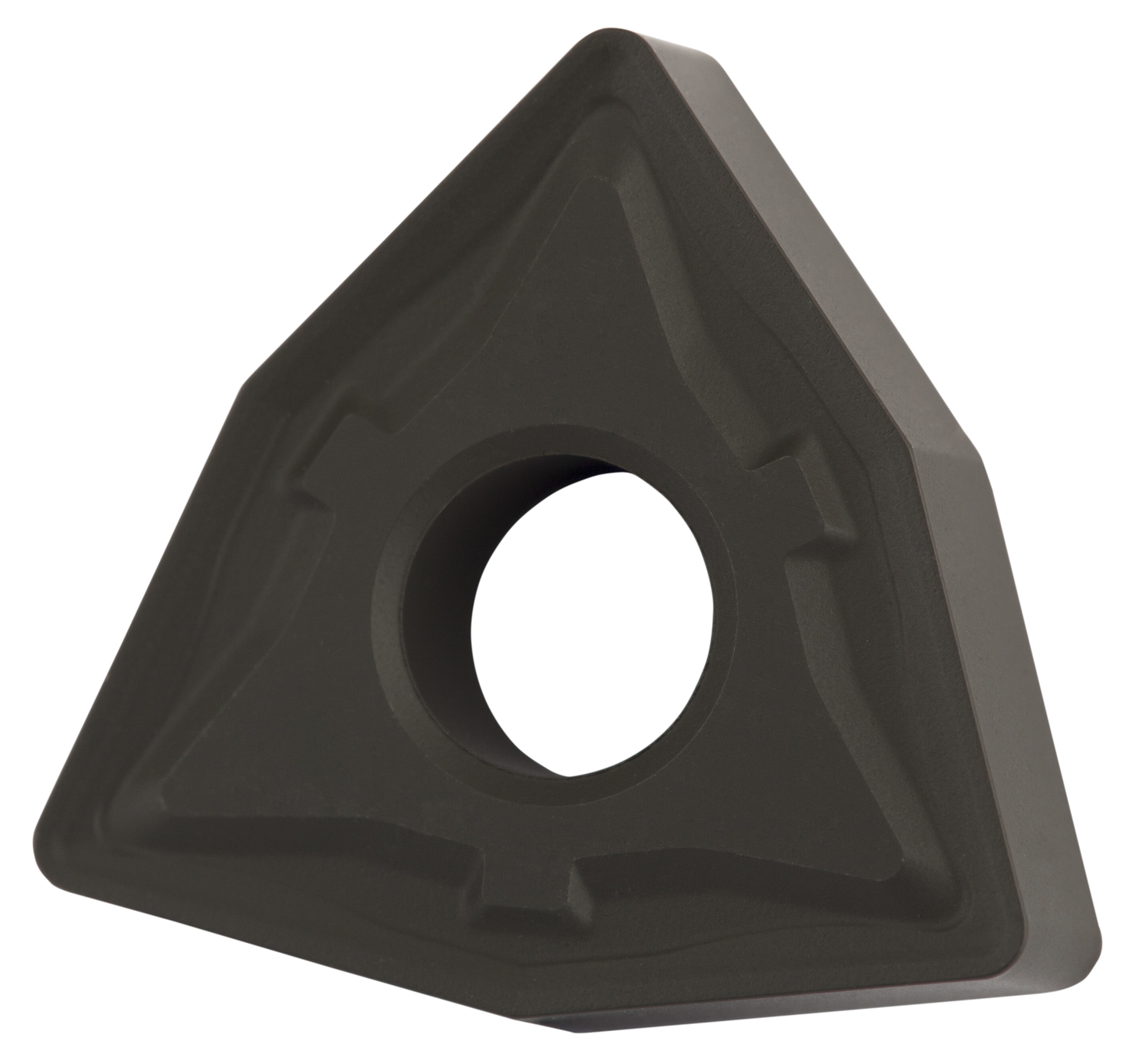 Picture of Dbl-Side Neg Turn Insert, 80° Trigon with ICD of 1/2", 3/16" Thick, 1/32" NR