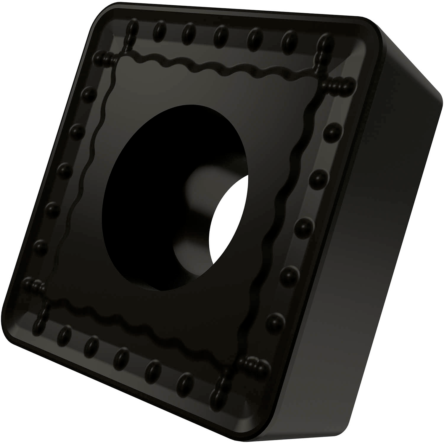 Picture of Sg-Side Pos Turning Insert, Square with 7° Clear, ICD of 1.1/2", 3/8" Thick, 1/8" NR