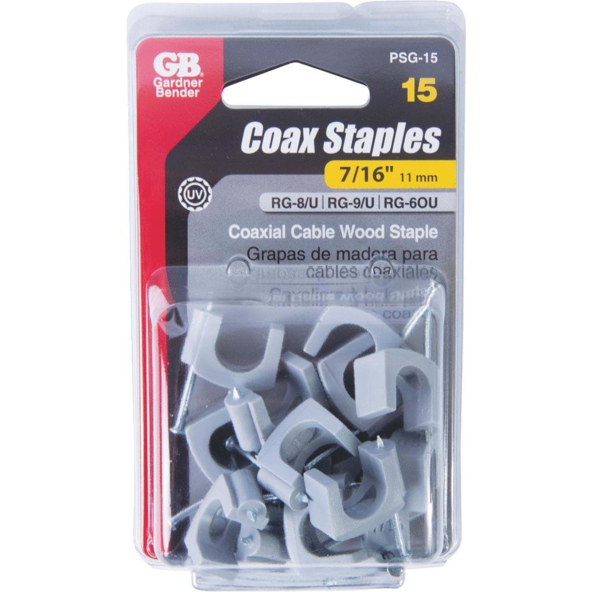 Picture of Gardner Bender UV Resistant Coaxial Cable Staple