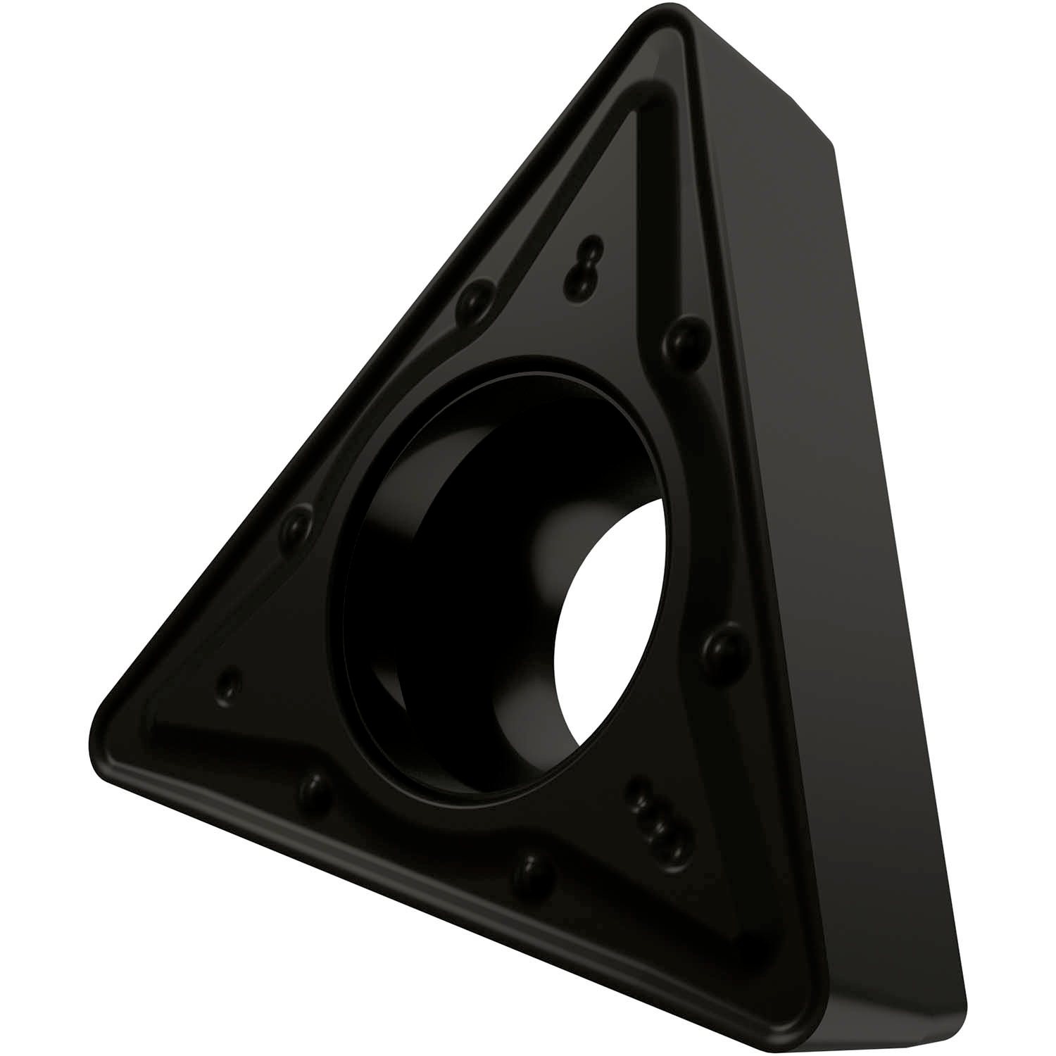 Picture of Sg-Side Pos Turning Insert, Triangular with 7° Clear, ICD of 3/8", 5/32" Thick, 1/32" NR