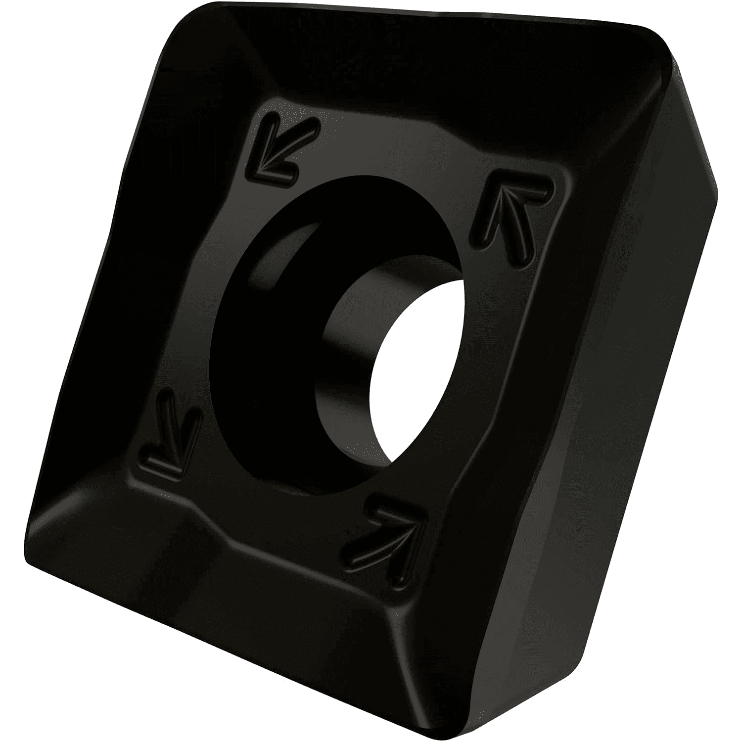 Picture of Sg-Side Milling Insert SDMT 1205 with CB, Square Max Depth .3937", with .0315" CR