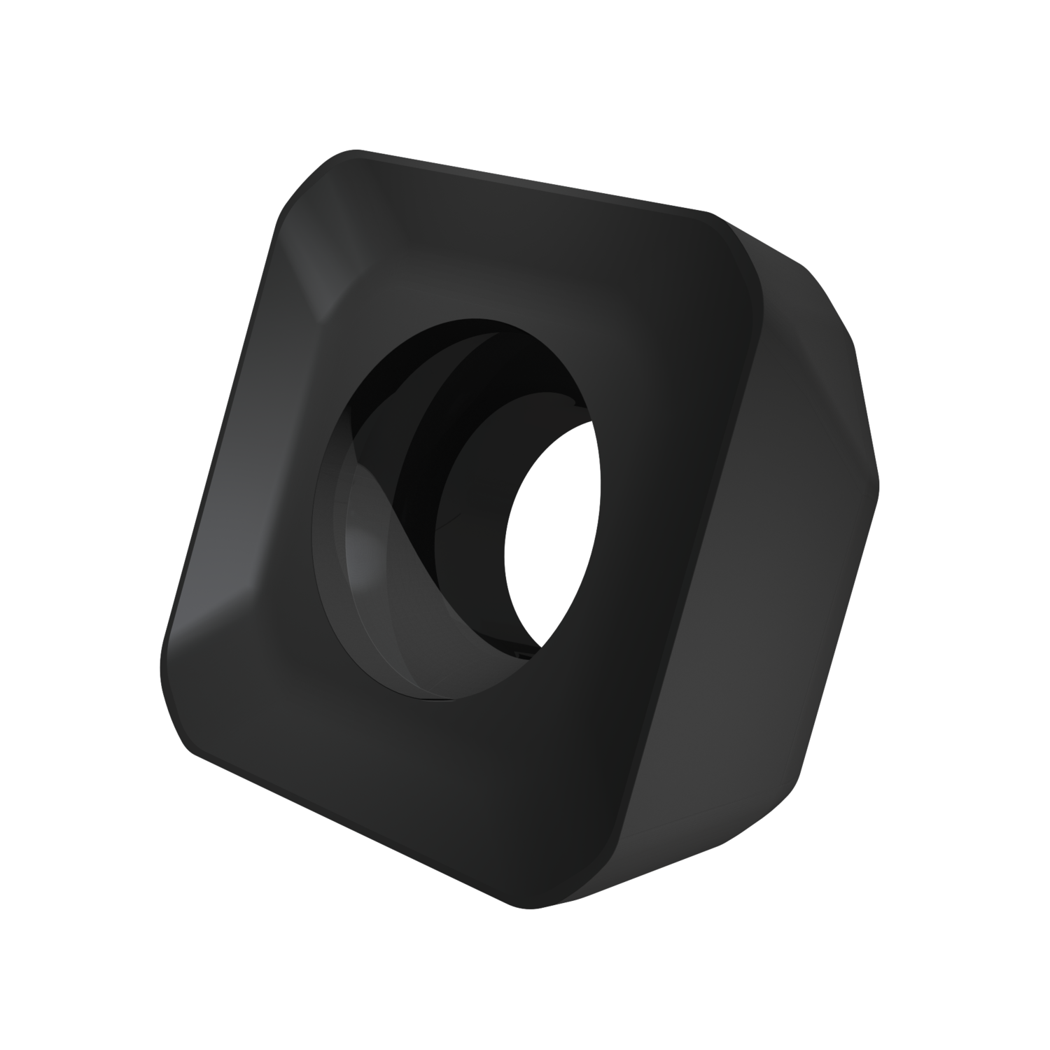 Picture of Sg-Side Milling Insert SNMT 1205 with CB, Square for a Max Depth .2559"