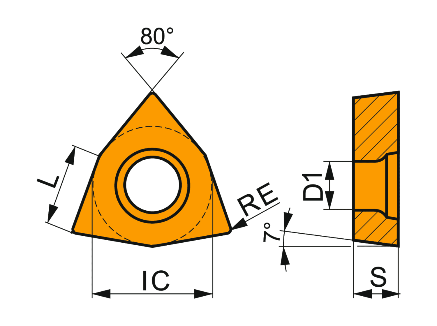 Picture of Indexable Drill Insert