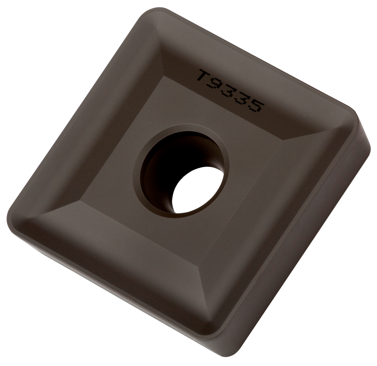 Picture of Sg-Side Pos Turning Insert, Square with 7° Clear, ICD of 1.1/2", 3/8" Thick, 1/8" NR