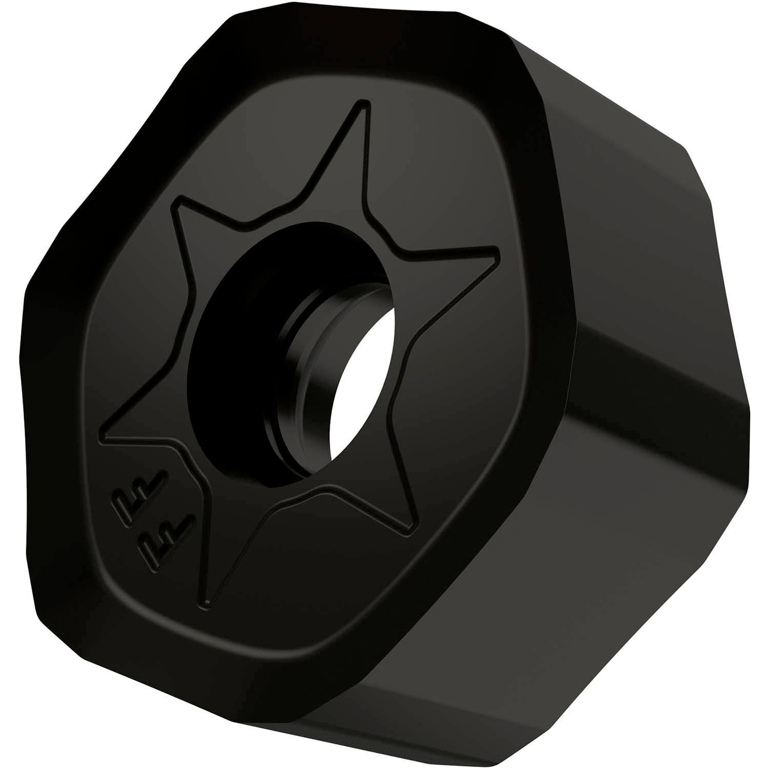 Picture of Dbl-Side Milling Insert HNGX 0906, Hectagonal for a Max Depth .1969"