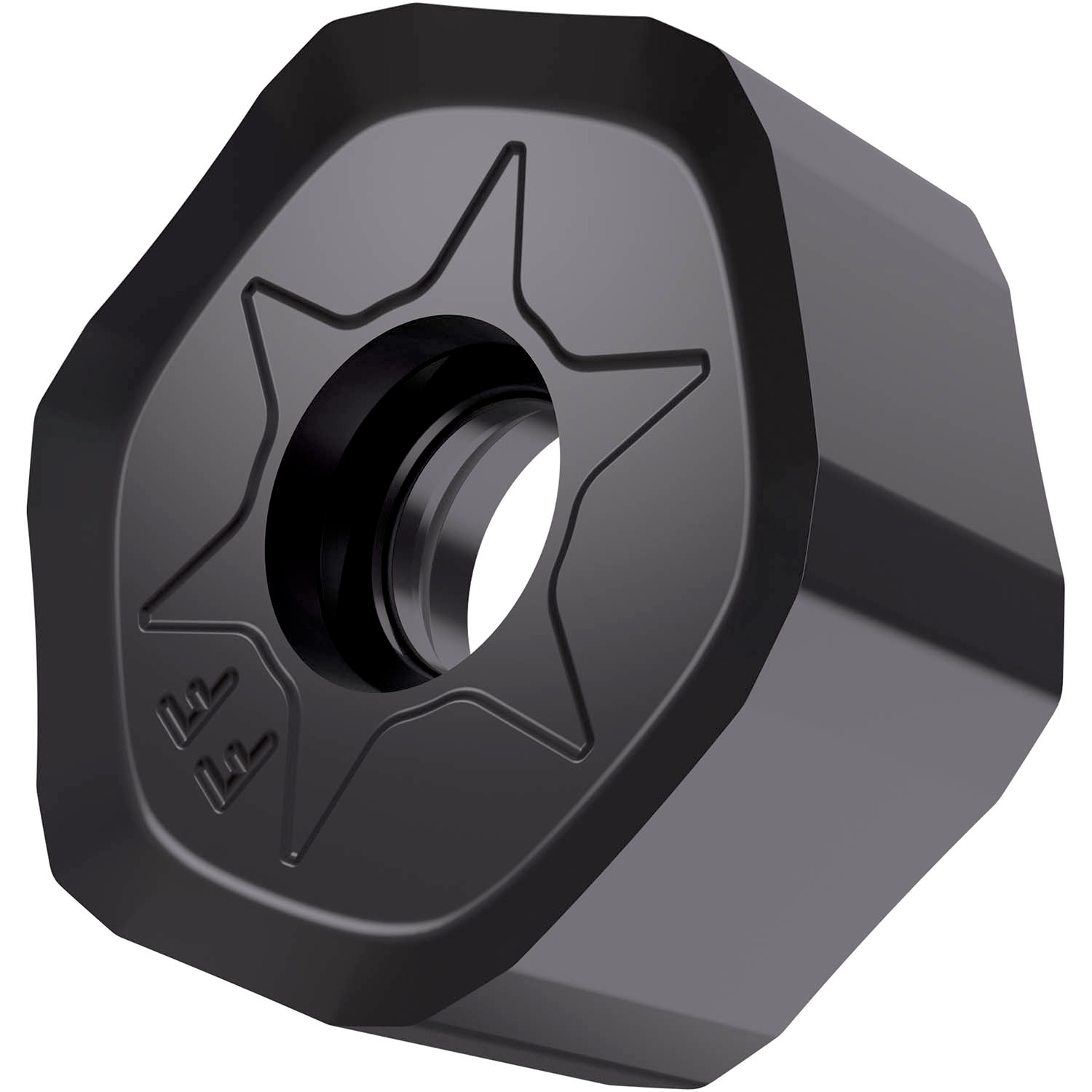 Picture of Dbl-Side Milling Insert HNGX 0906, Hectagonal for a Max Depth .1969"