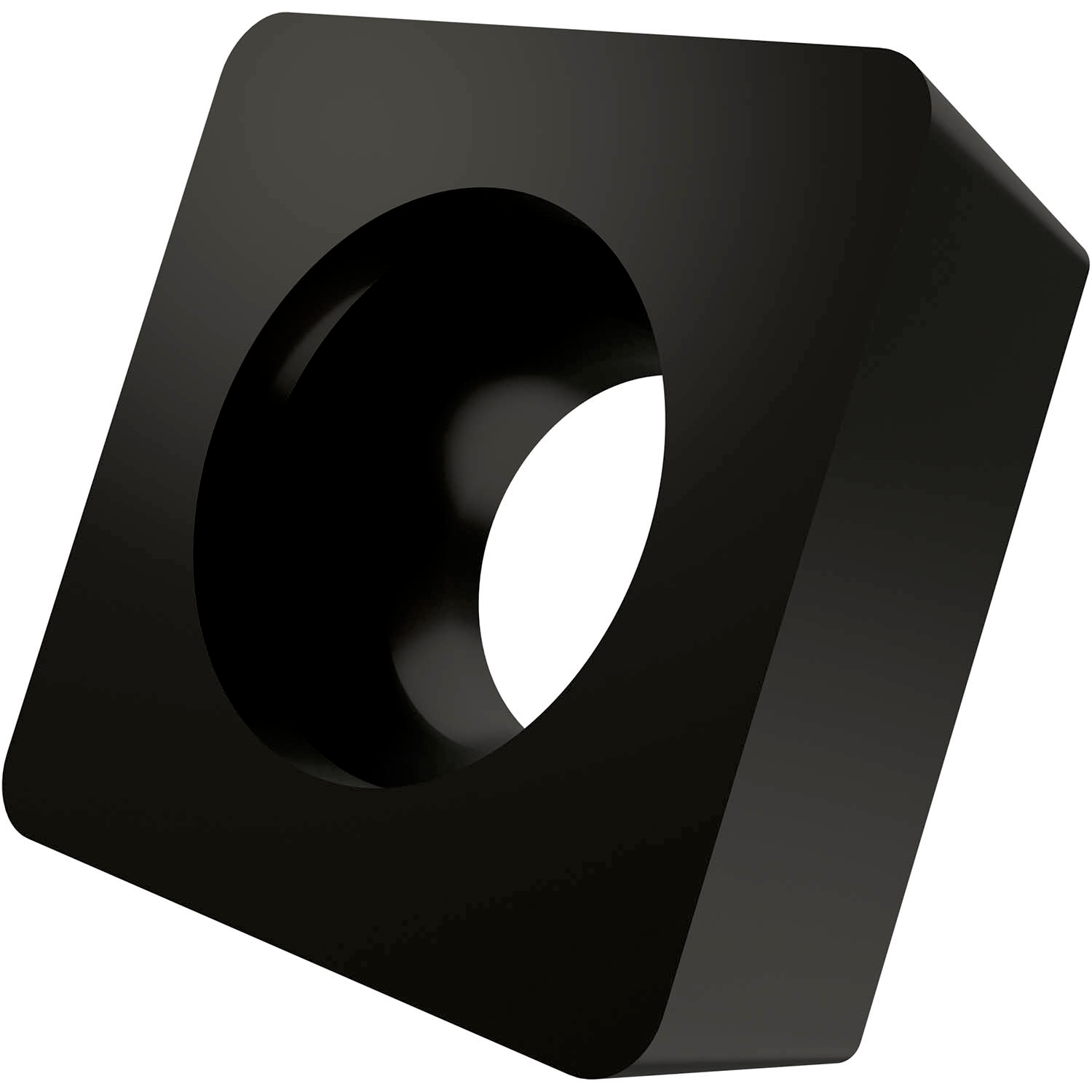 Picture of Sg-Side Pos Turning Insert, Square with 7° Clear, ICD of 3/8", 5/32" Thick, 1/32" NR