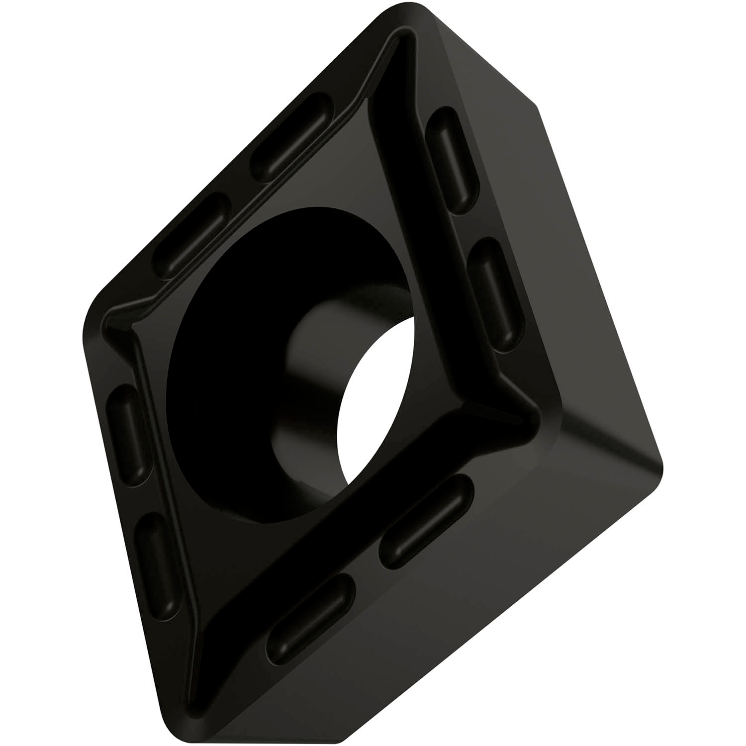 Picture of Sg-Side Pos Turning Insert, 80° Rhomboid with 7° Clear, ICD of 5/16", 1/8" Thick, 1/64" NR