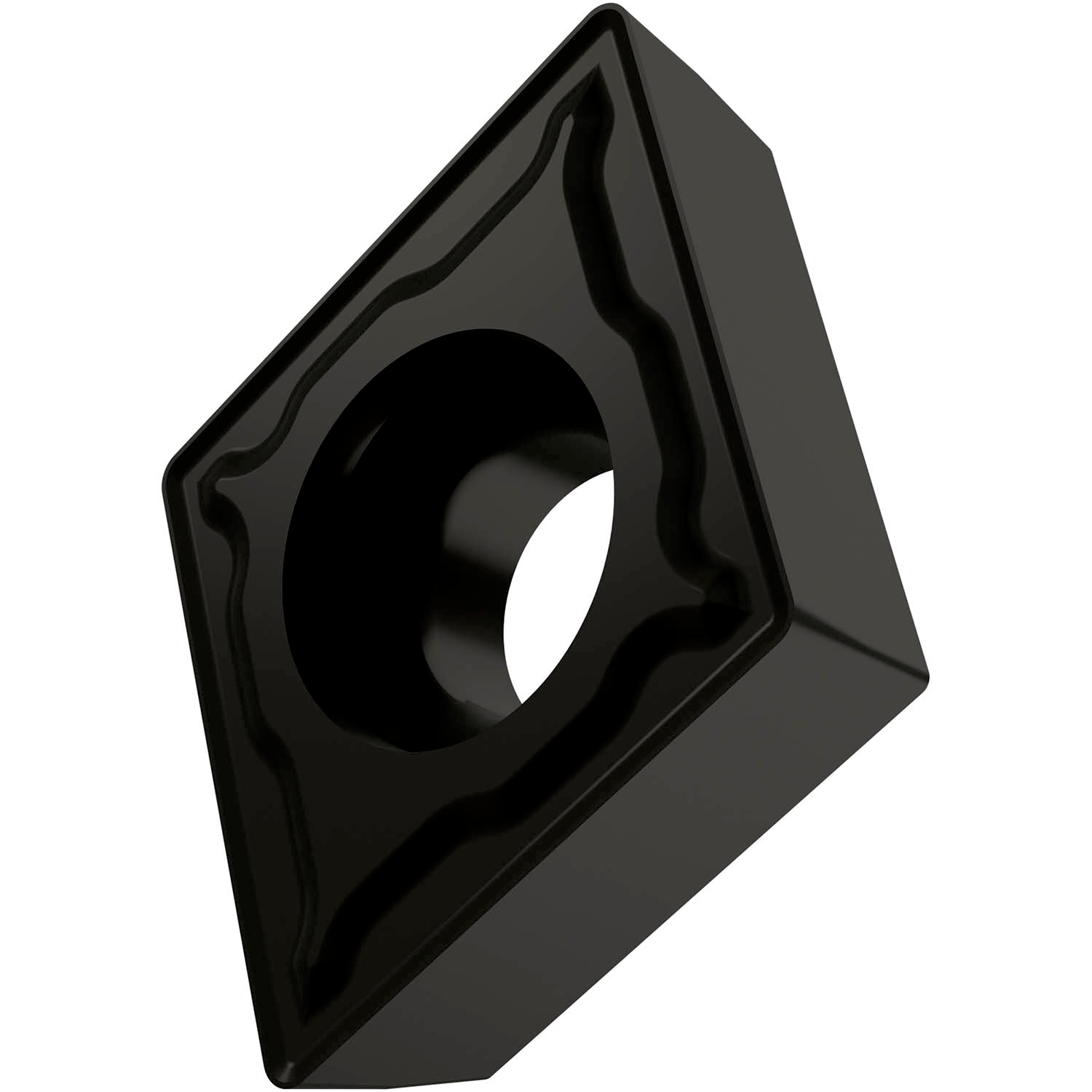 Picture of Sg-Side Pos Turning Insert, 75° Rhomboid with 7° Clear, ICD of 5/16", 1/8" Thick, 1/32" NR
