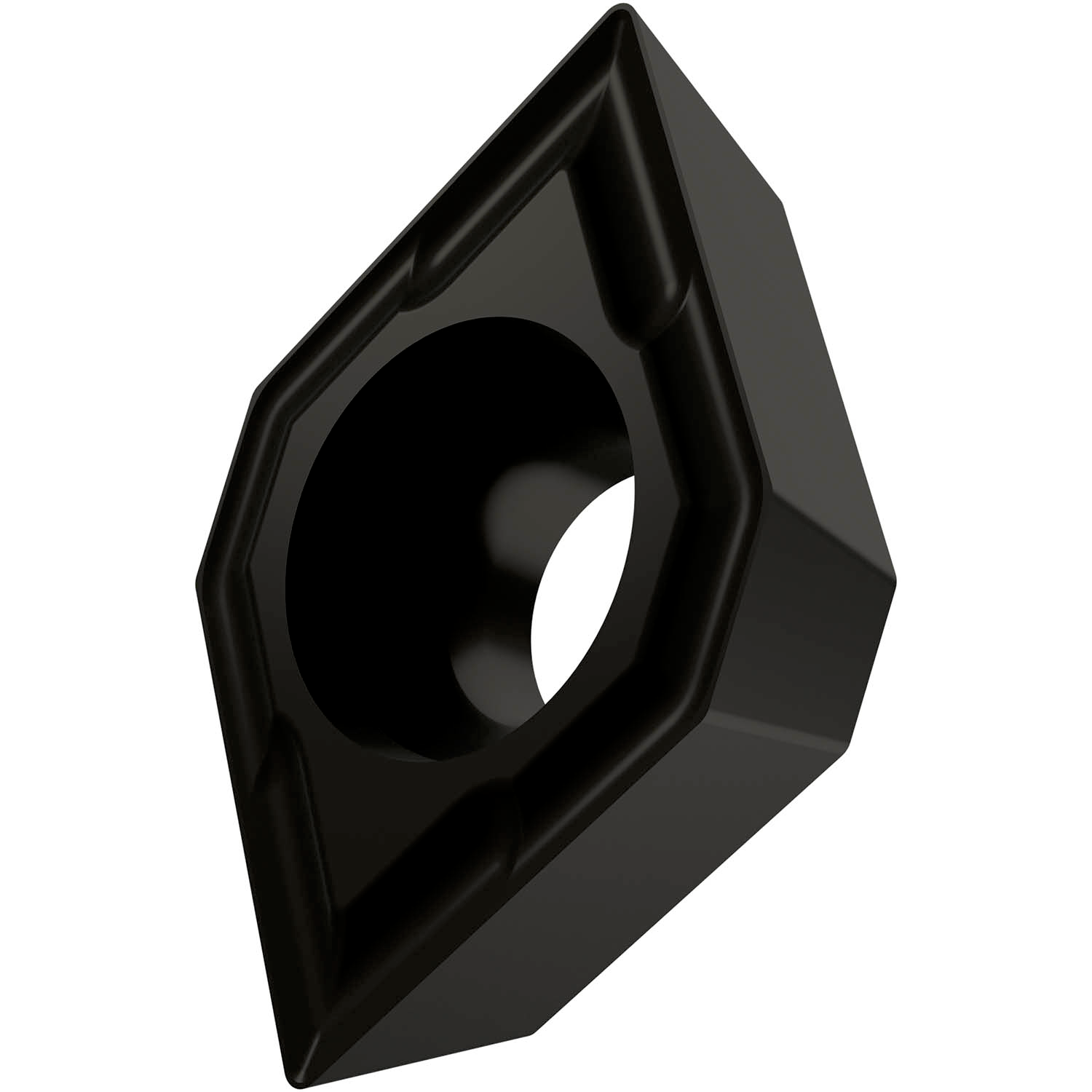 Picture of Sg-Side Pos Turning Insert, 75° Rhomboid with 11° Clear, ICD of 7/32, 3/32" Thick, 1/128" NR