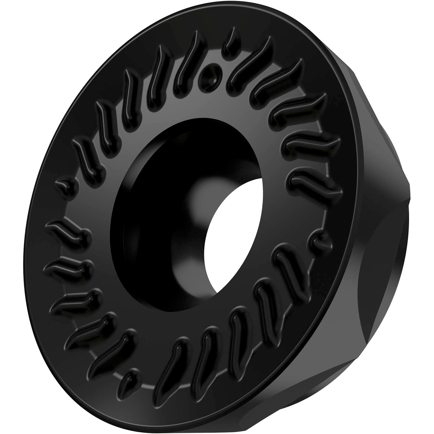 Picture of Sg-Side Milling Insert Rcmt 2006 with CB, Round for a Max Depth .3937"