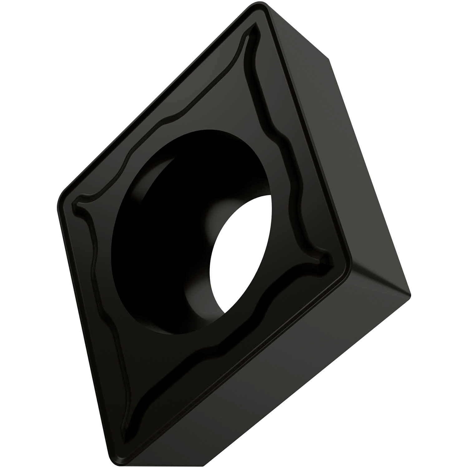 Picture of Sg-Side Pos Turning Insert, 80° Rhomboid with 7° Clear, ICD of 5/16", 1/8" Thick, 1/64" NR