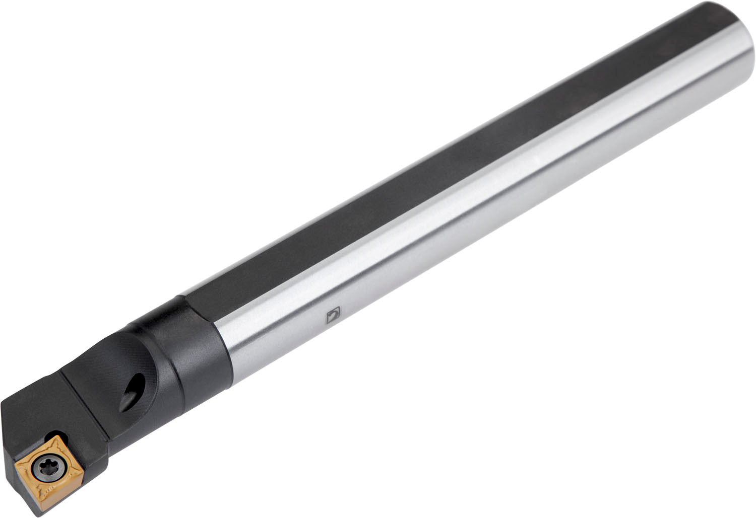 Picture of Screw Clamp Boring Bar for Holding a 80° Rhombus Pos Insert with an ICD of 6.35mm, 2.38mm Thick , Right Hand