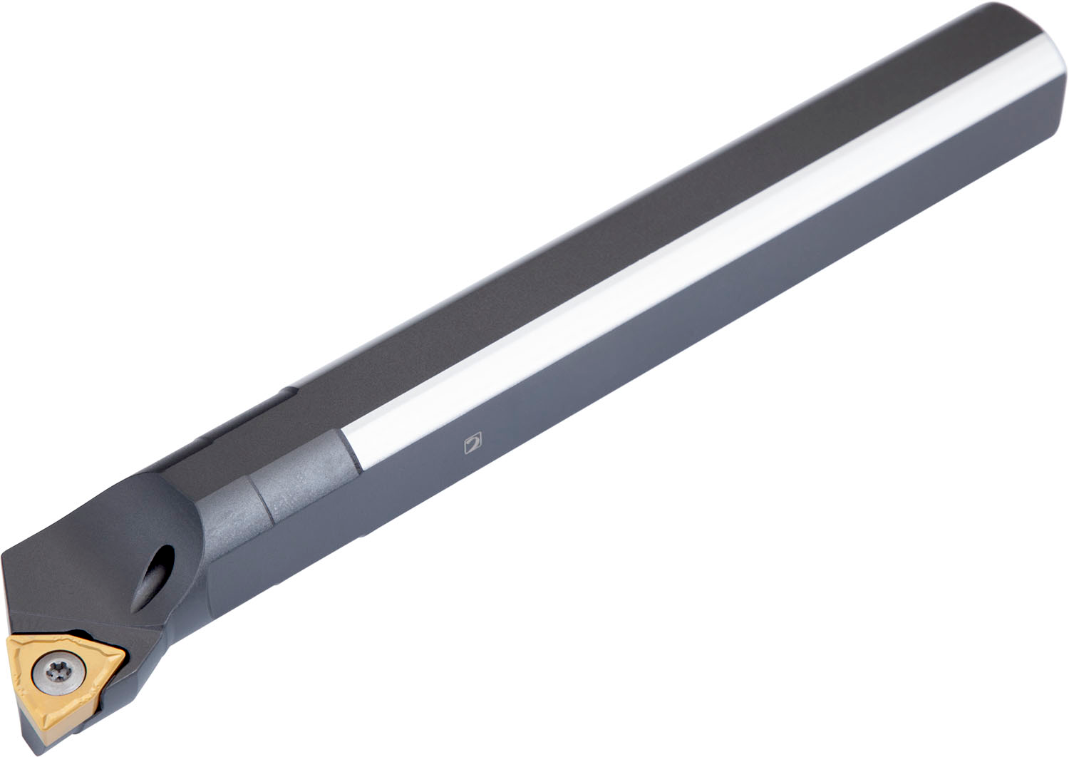 Picture of Screw Clamp Boring Bar for Holding a 80° Trigon Pos Insert with an ICD of 12.7mm, 4.76mm Thick , Right Hand
