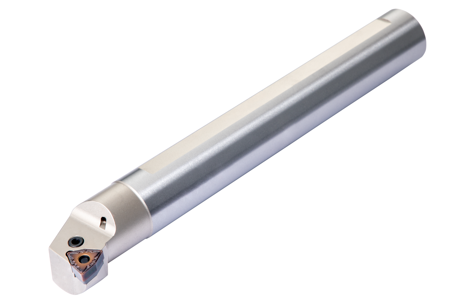 Picture of Lever Lock Boring Bar for Holding a 80° Trigon Neg Insert with an ICD of 9.525mm, 4.76mm Thick , Right Hand