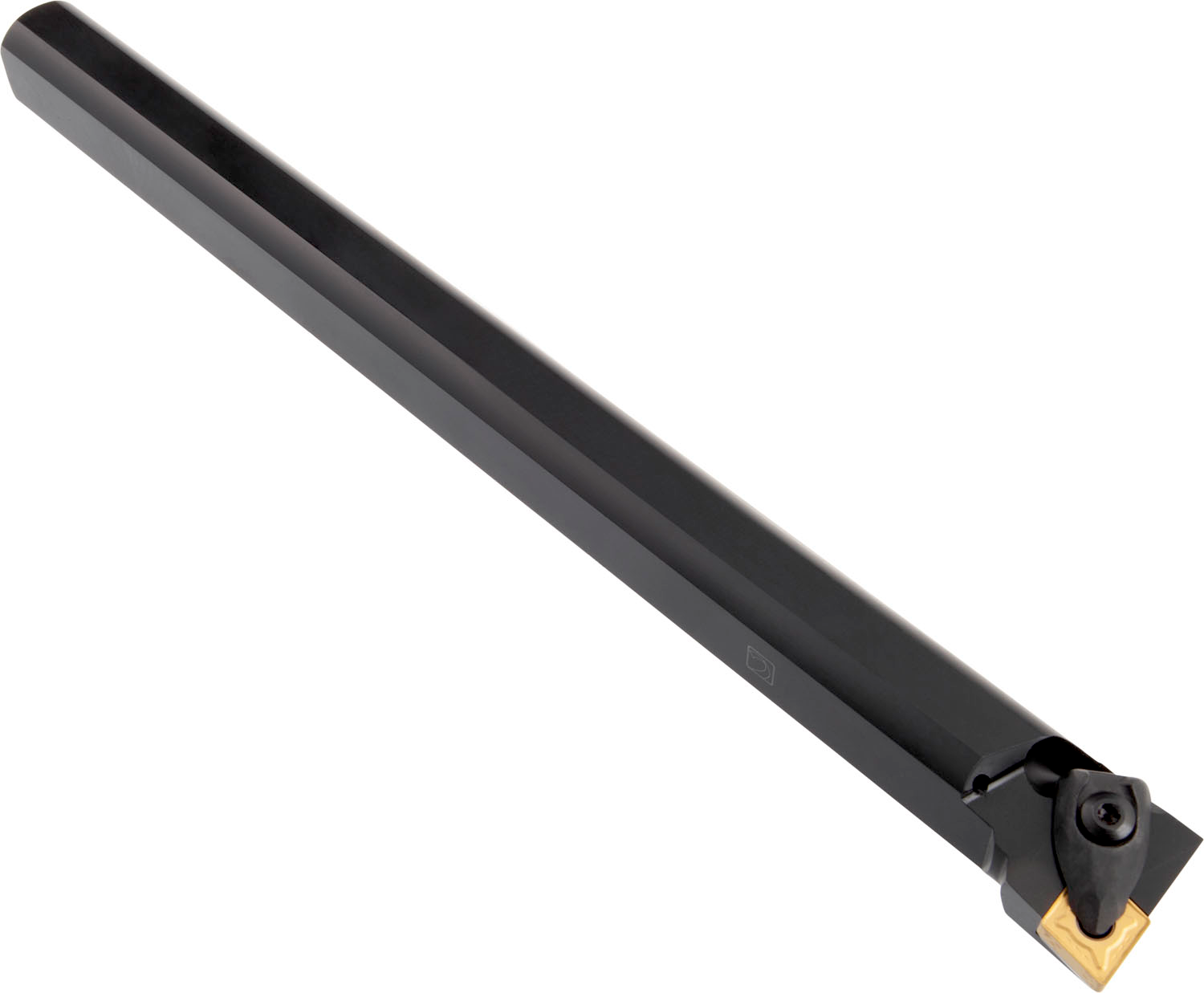 Picture of Double Clamp Boring Bar for Holding a 80° Rhombus Neg Insert with an ICD of 1/2'', 3/16'' Thick , Left Hand